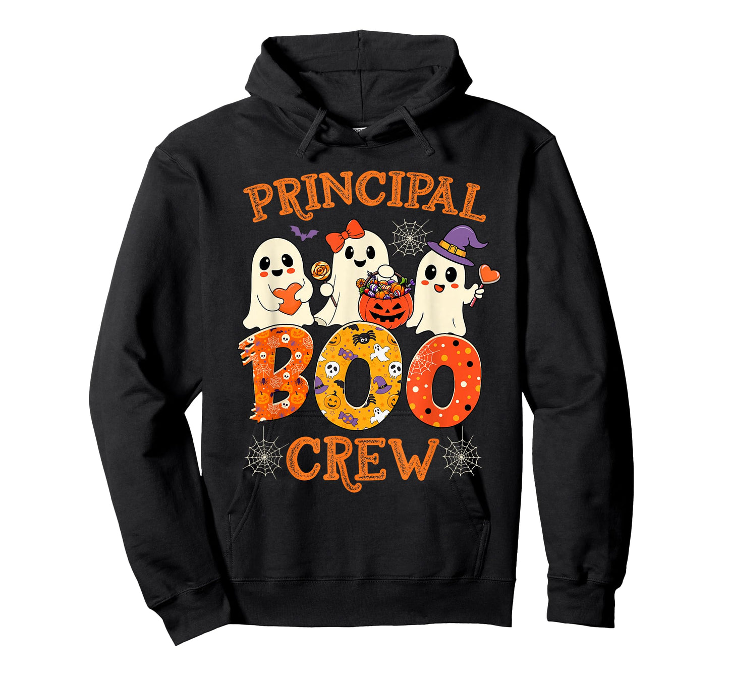 Principal Teacher Boo Crew Funny Halloween Spooky Costume T-Shirt