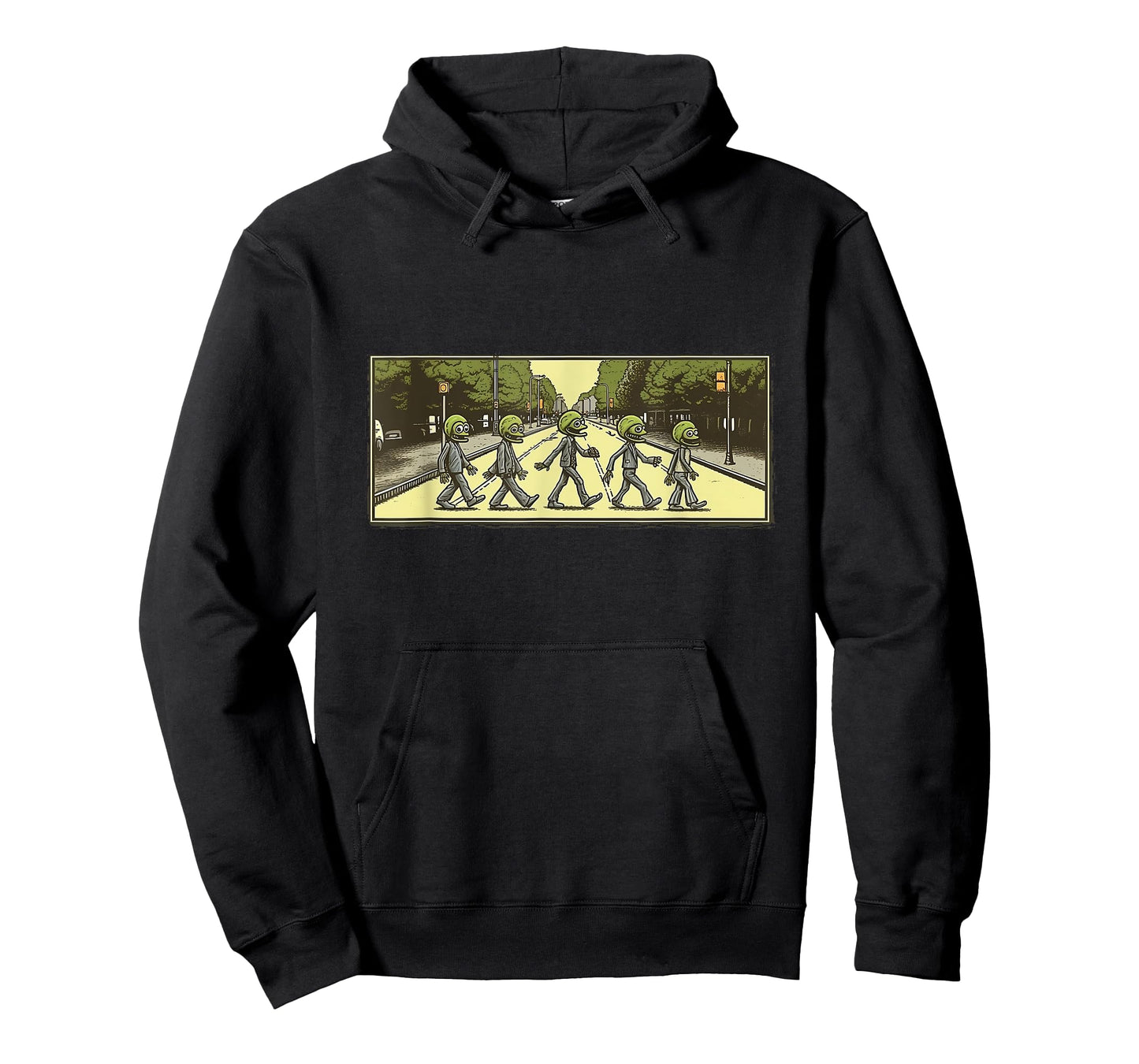 5 Aliens Crossing Abby Road T-Shirt