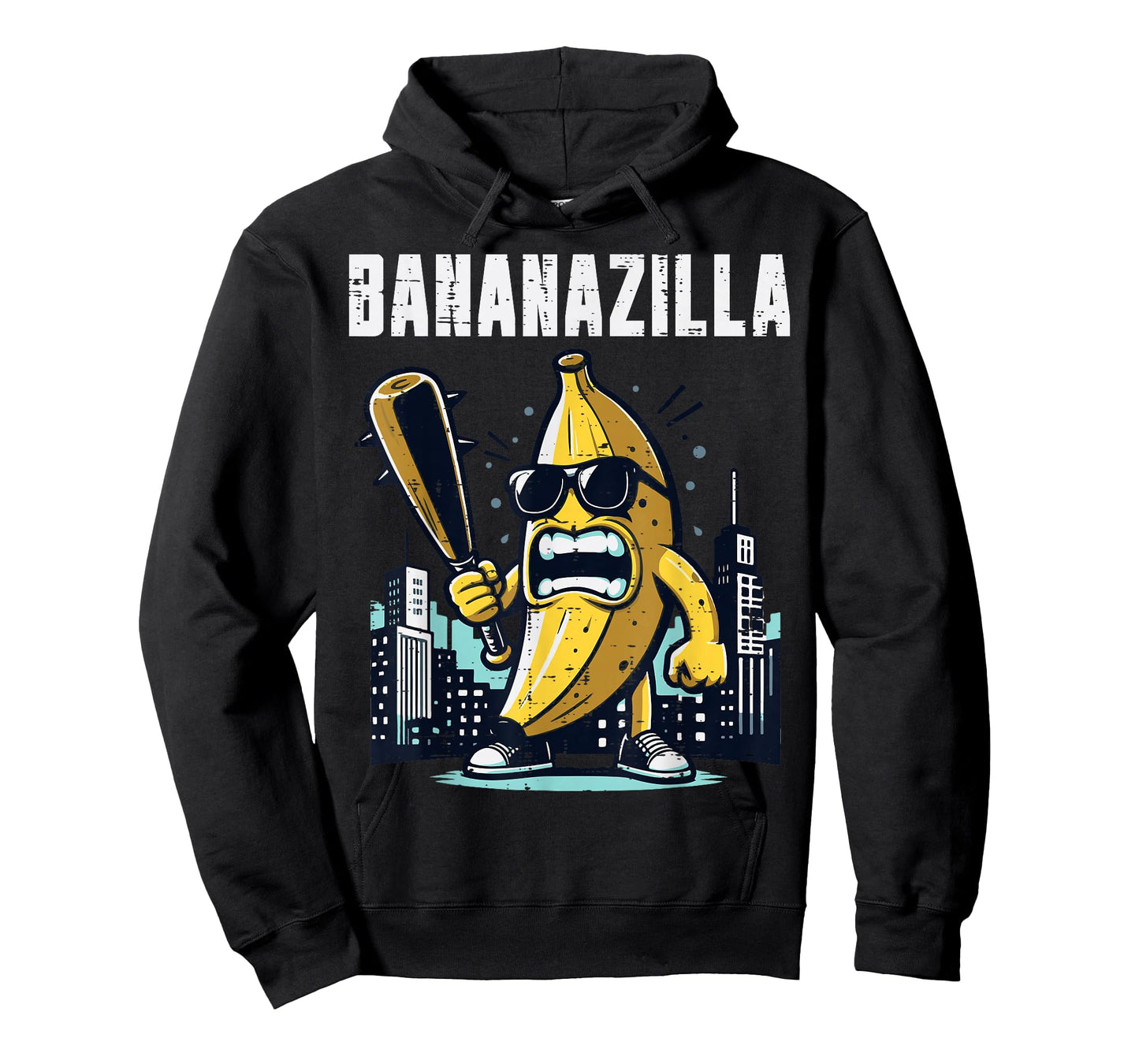 Banana Monster Bananazilla Funny Fruit Meme Men Kids Women T-Shirt