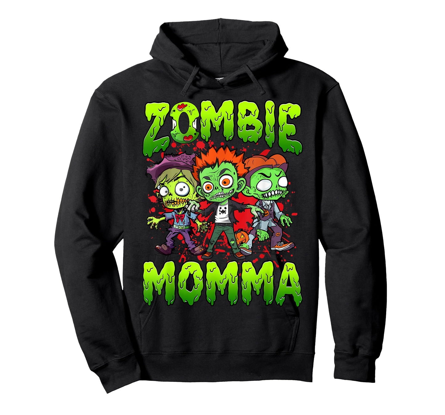 Zombie Momma Halloween Costume Family Matching T-Shirt