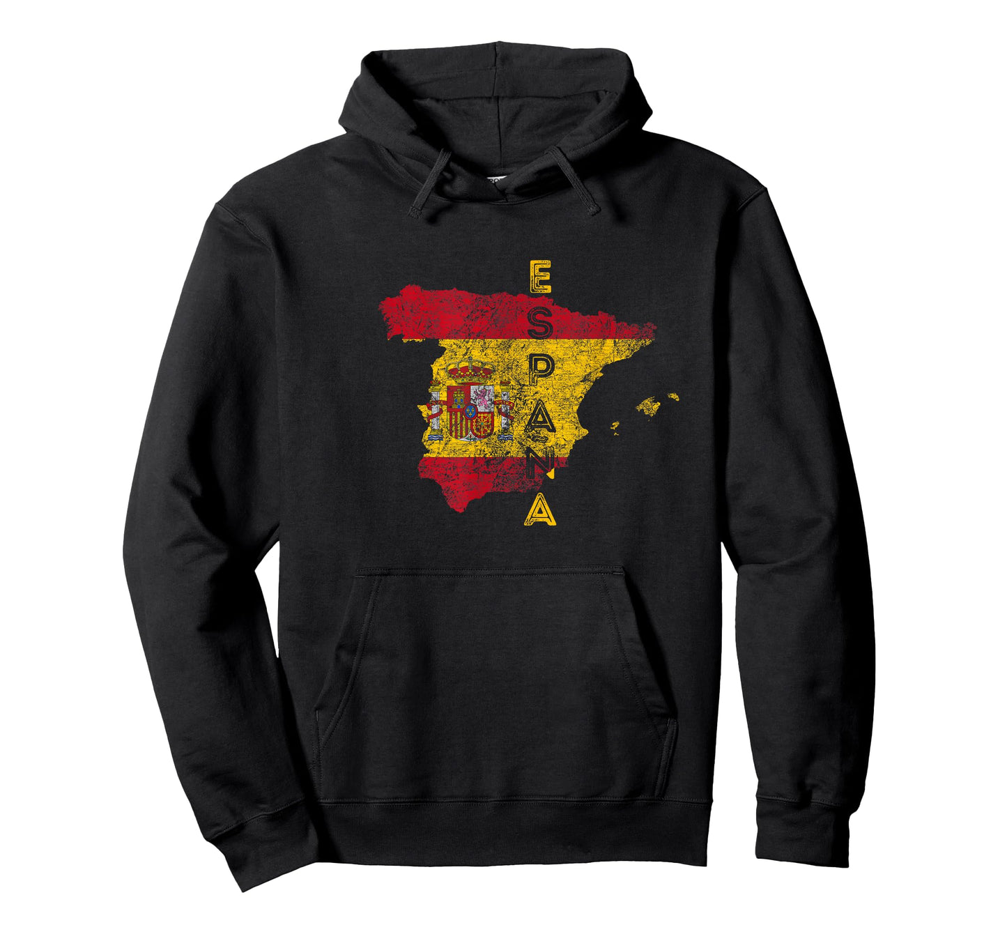 Spanish Map and Flag Souvenir - Distressed Espana T-Shirt