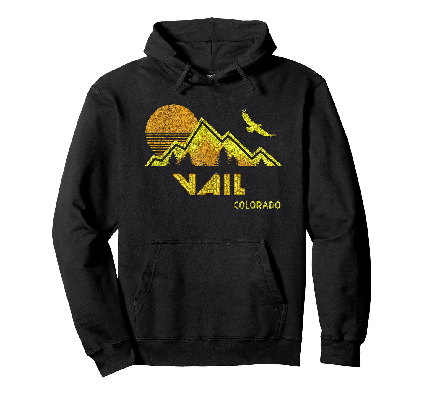 Retro Vail Colorado T-Shirt Distressed Home Tee T-Shirt