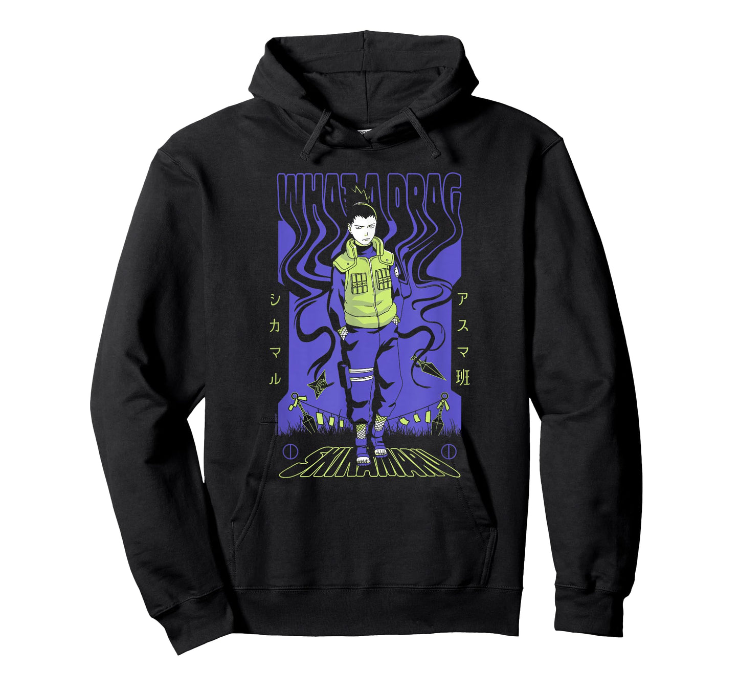 Naruto Shippuden Shikamaru Nara What a Drag Anime T-Shirt