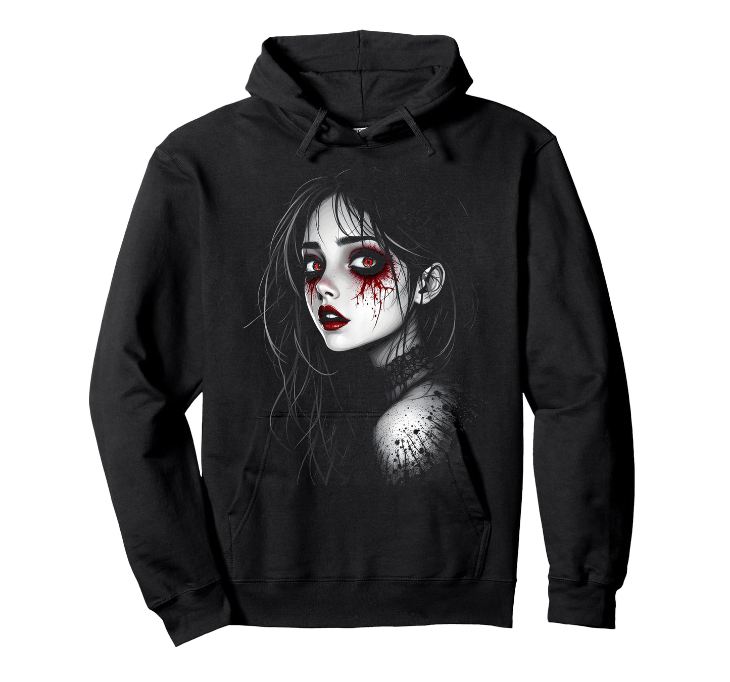 Horror Anime Manga Tee I Gothic Outfit I Japanese Chibi Girl T-Shirt