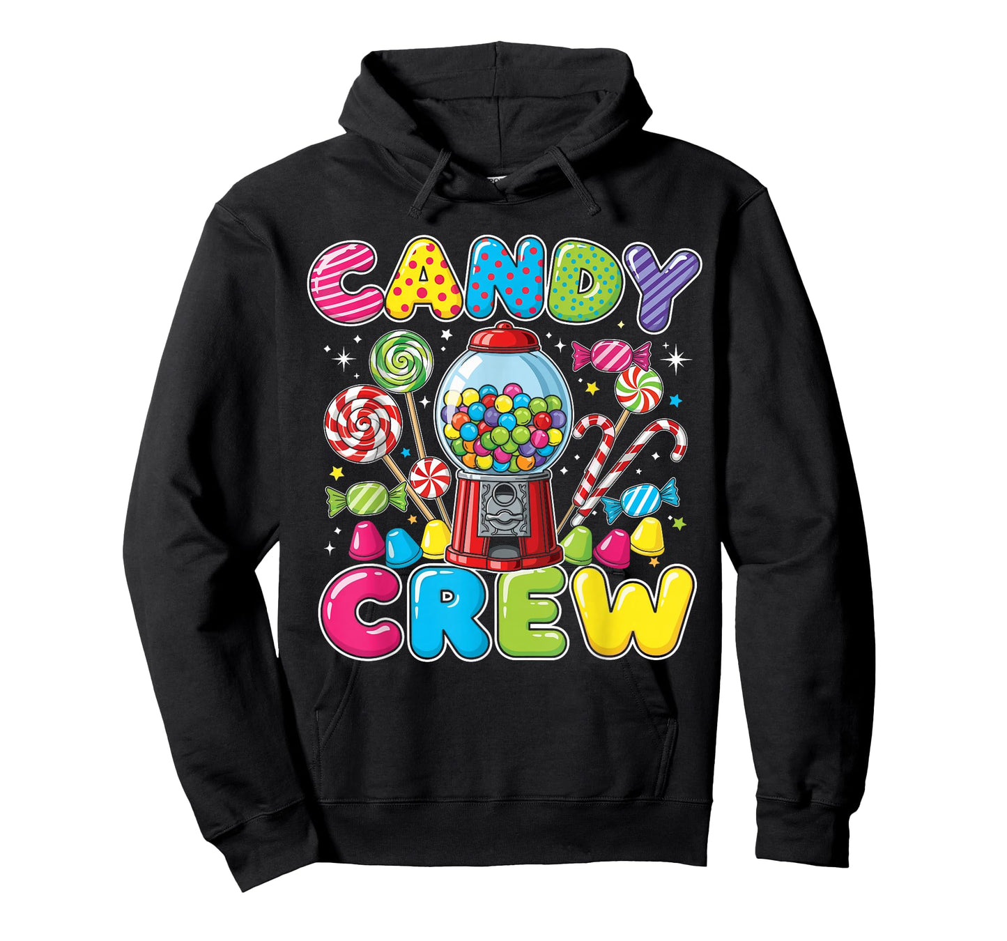 Candy Land Costume Adult Women, Colorful Sweet Candy Crew T-Shirt
