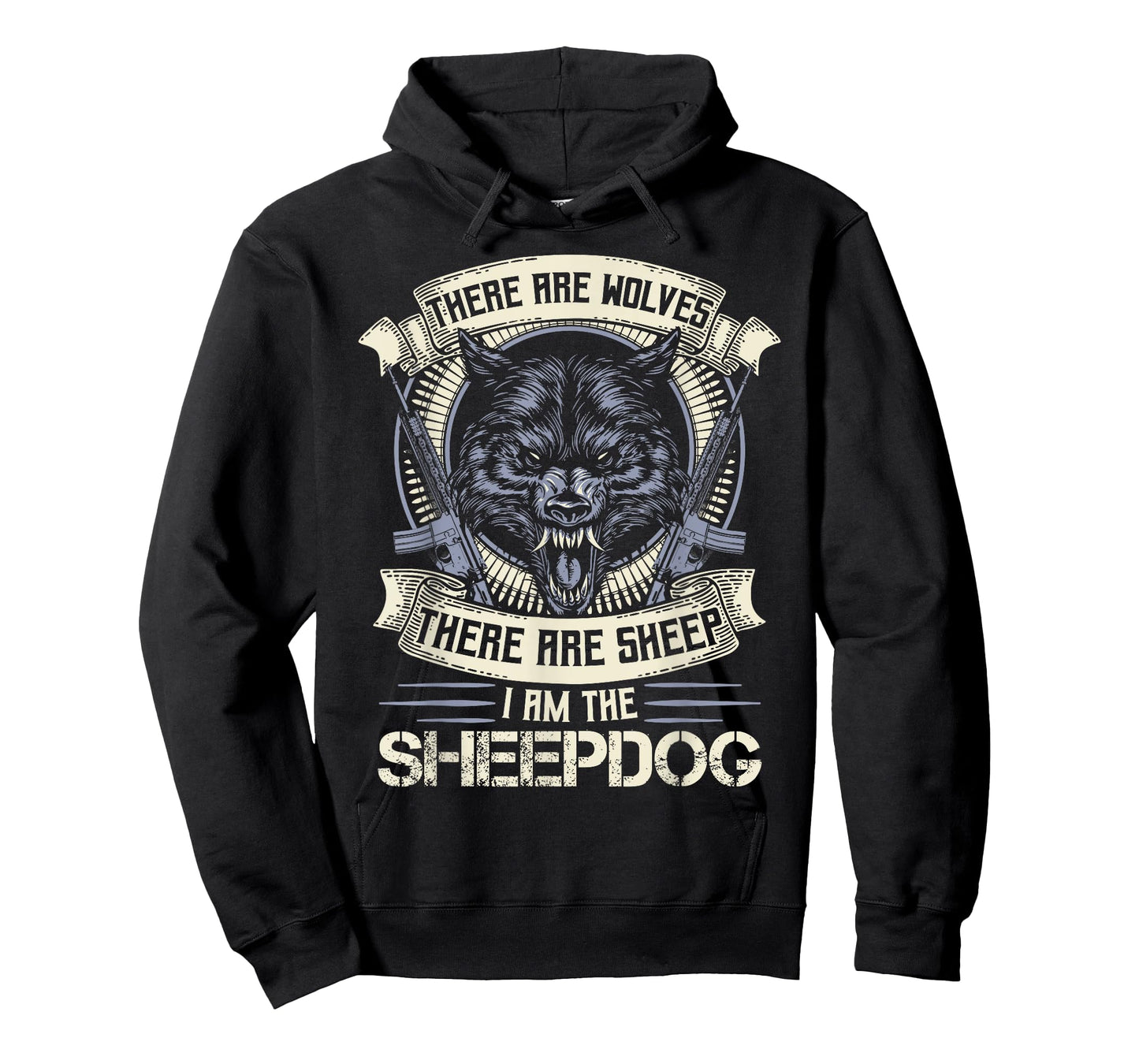 Wolf Biker Shirt Motorcycle I Am The Sheepdog Police
