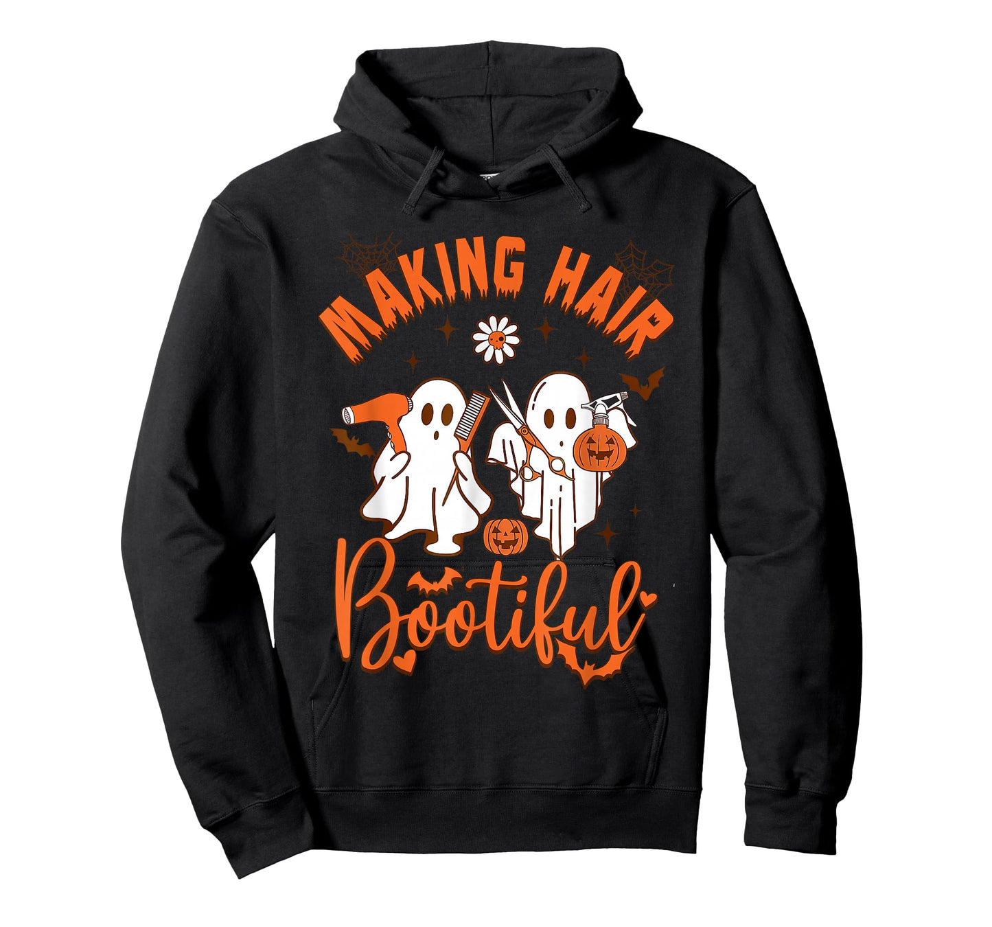 Making Hair Bootiful Funny Scary Ghost Hairdresser Halloween T-Shirt