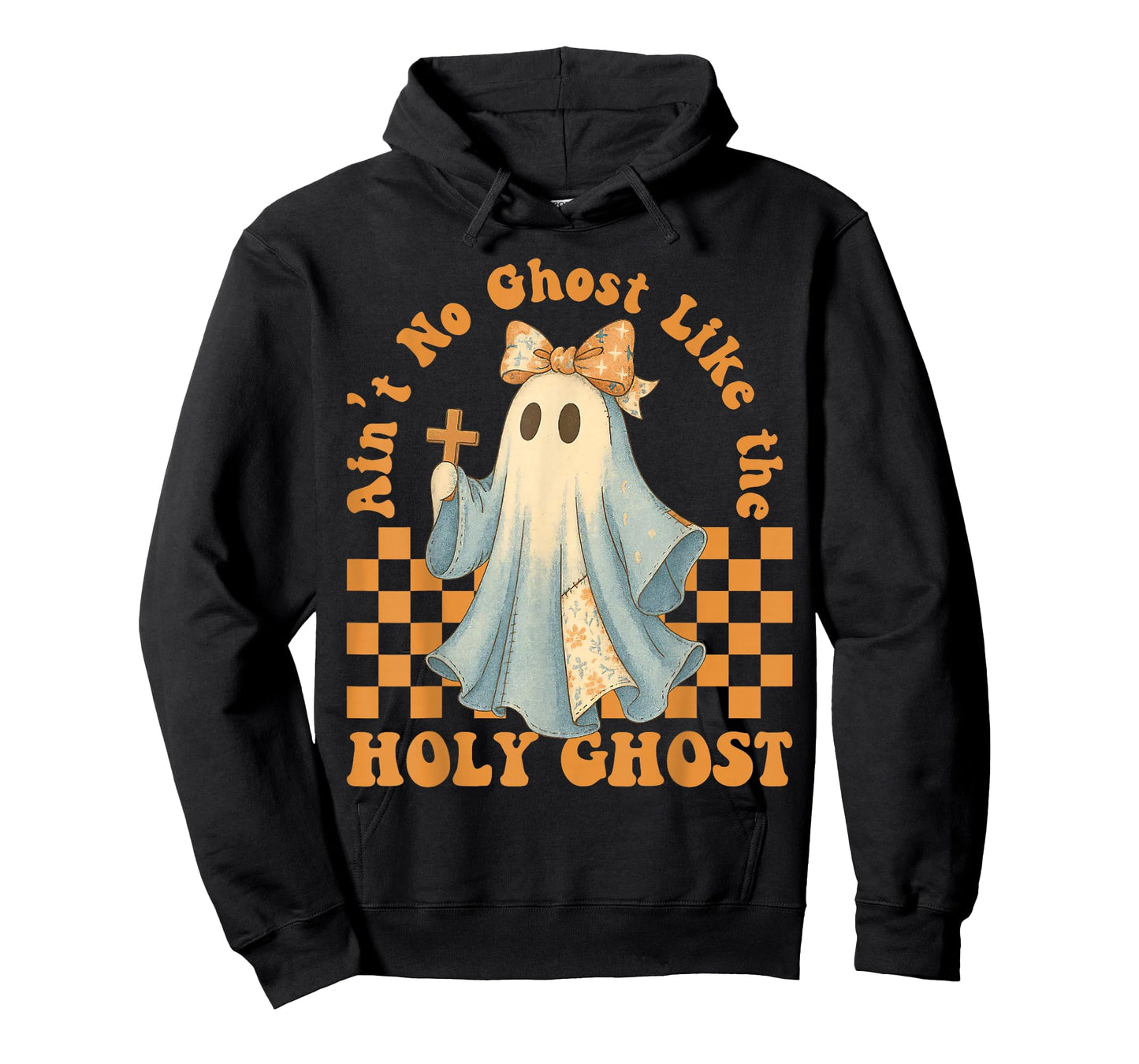 Groovy Aint No Ghost Like The Holy Ghost Christian Halloween T-Shirt