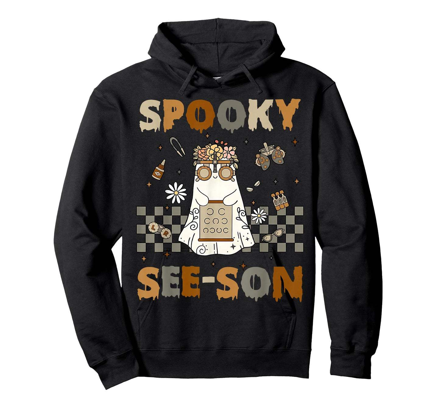 Spooky See-Son Optometrist Ghost Optometry Halloween Fall T-Shirt