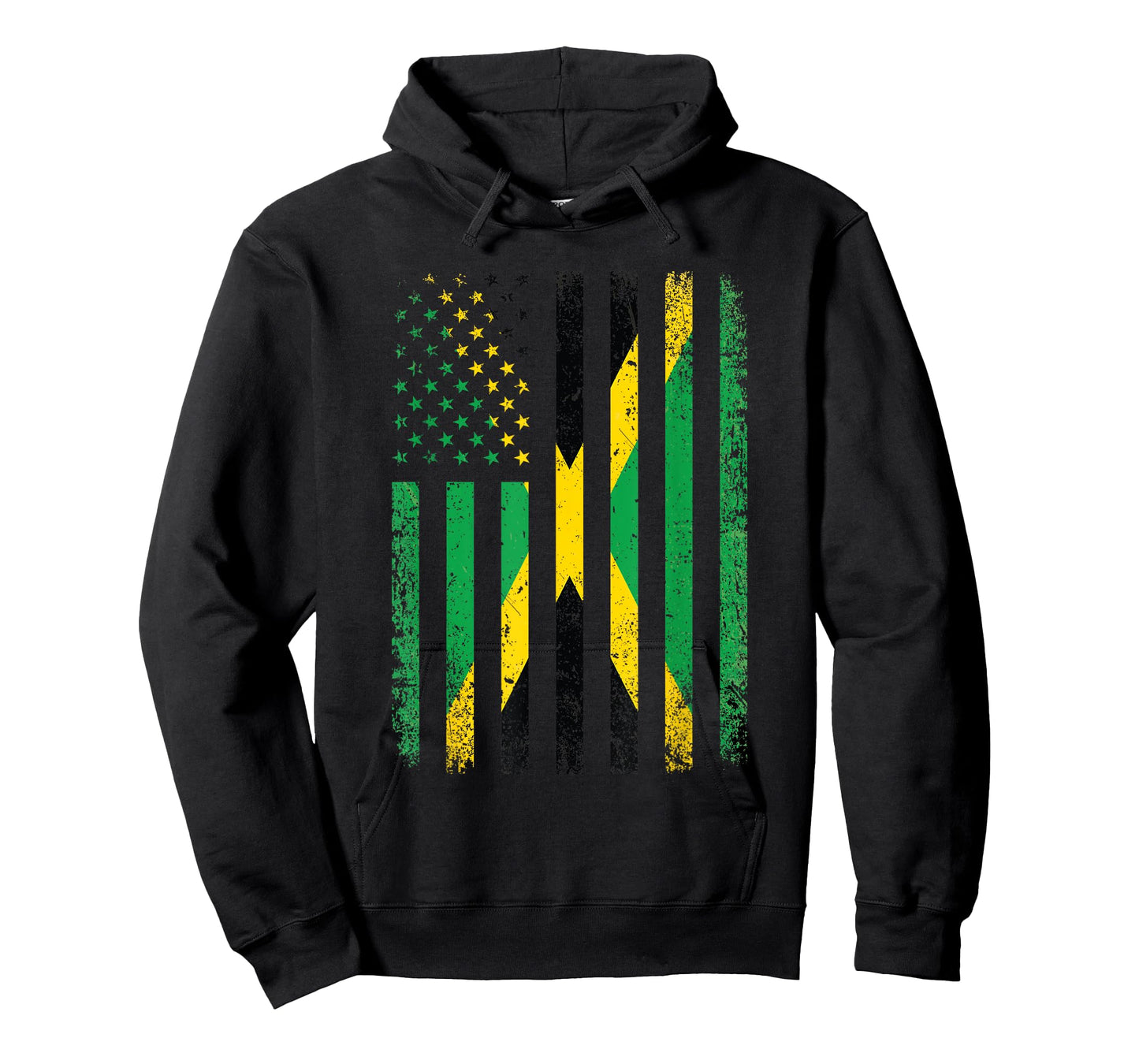 Jamaica American Flag 4th of July Patriots USA Jamaican Flag Women Kids Men T-Shirt