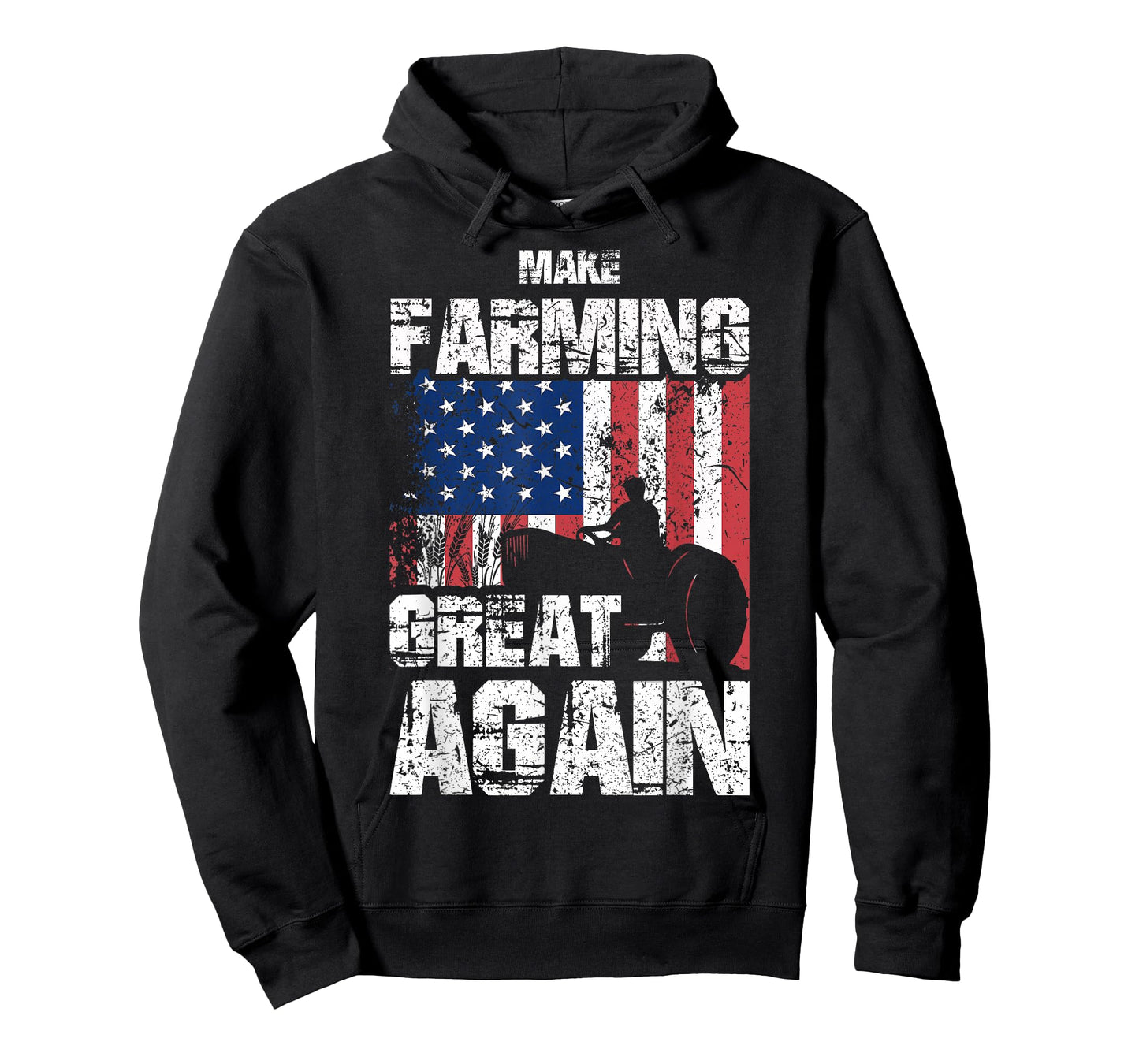 American Flag Make Farming Great Again Farm Gift for Farmers T-Shirt