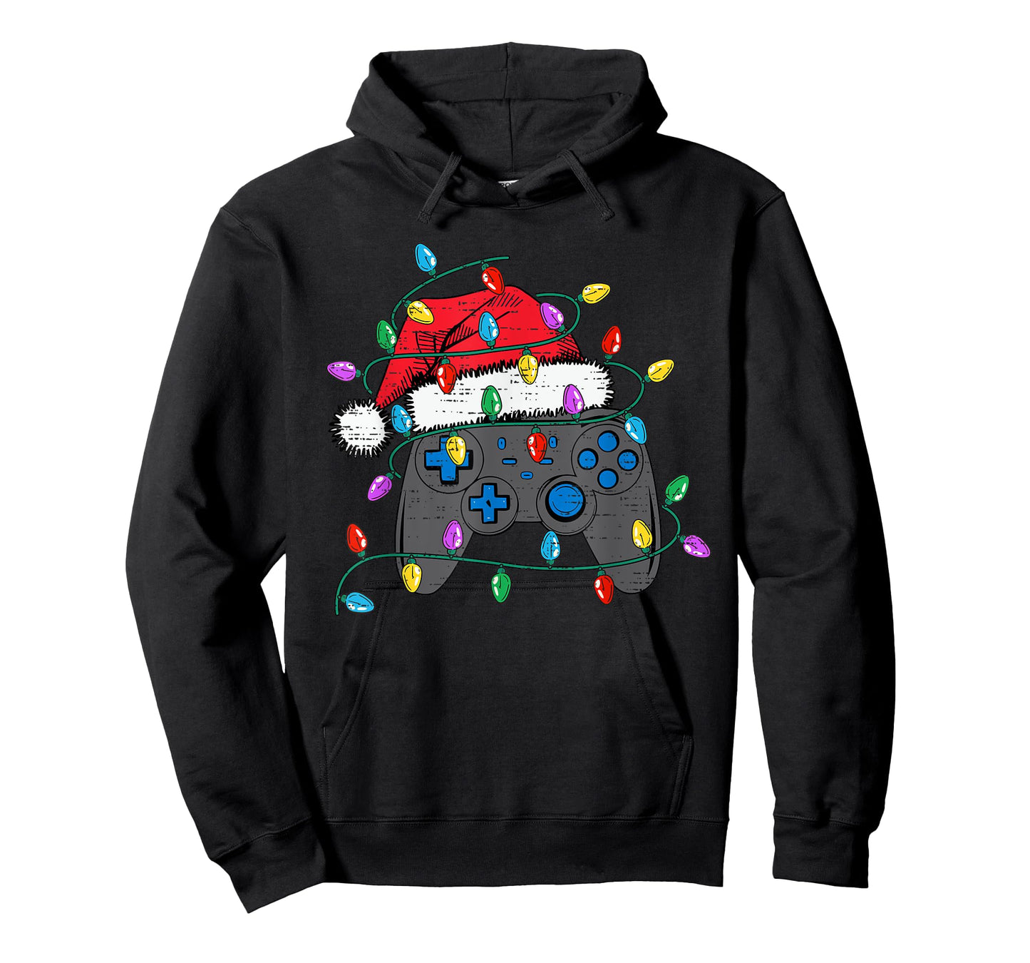 Christmas Video Game Controller Hat Santa Gamer Boy Teen Kid T-Shirt