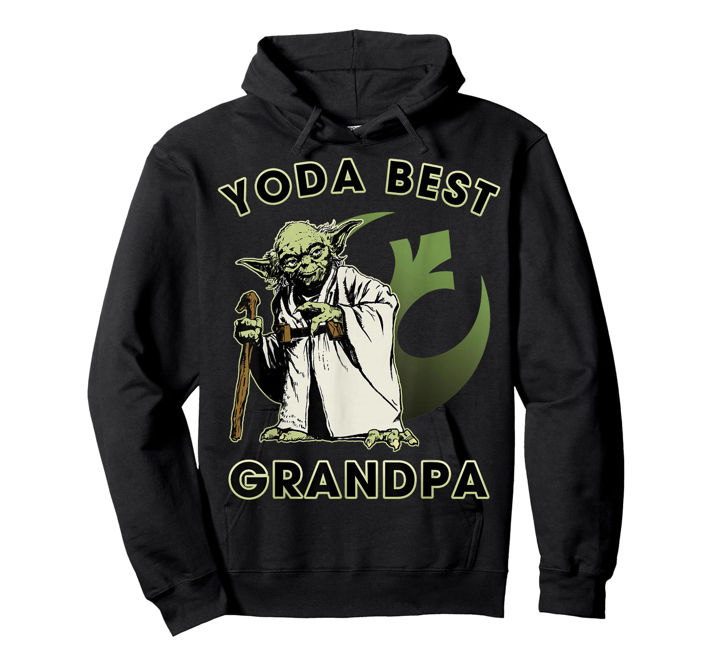 Star Wars Yoda Best Grandpa Rebel Logo T-Shirt