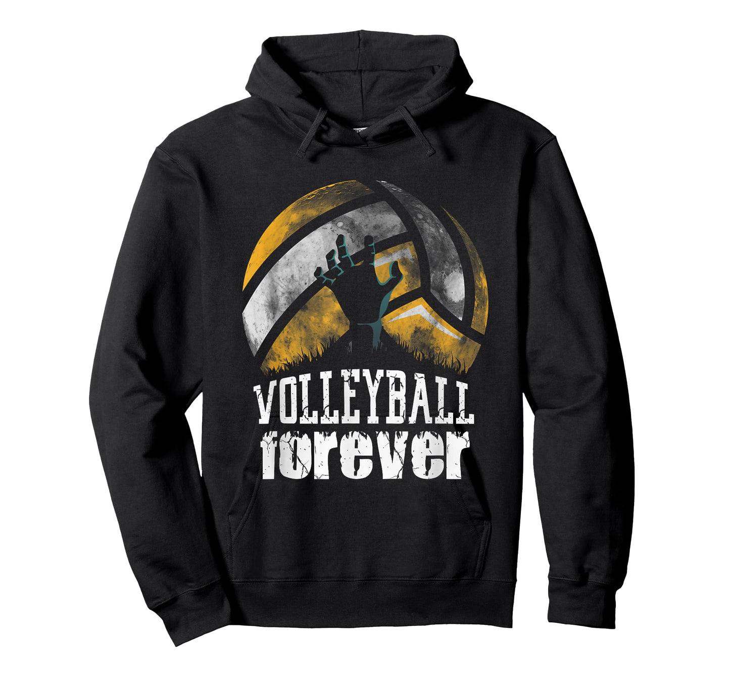 Volleyball Forever! Zombie Volleyball Player Halloween Tee T-Shirt