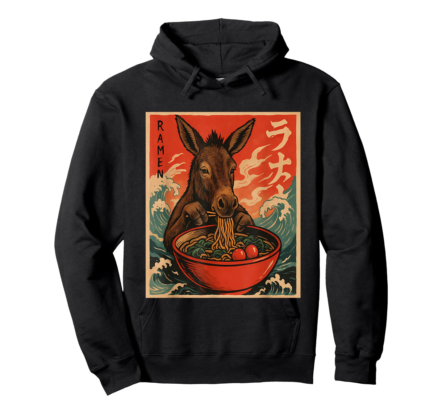 Cinco De Mayo Donkey Anime Ramen Japanese Kawaii Funny T-Shirt