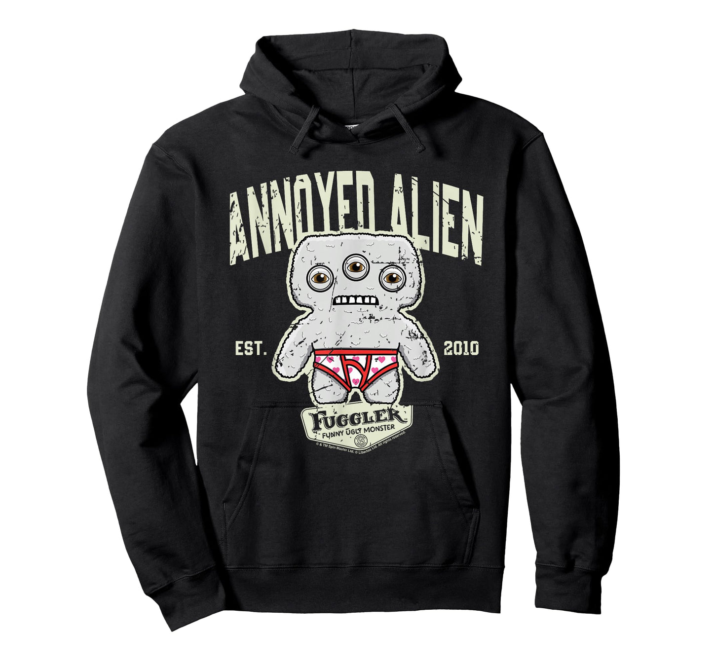 Annoyed Alien Grey Budgie Fuggler College Sports T-Shirt