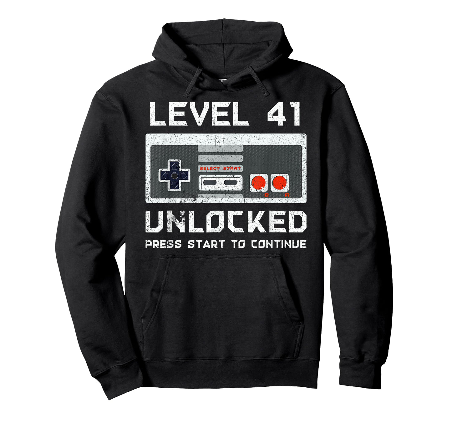 41 Year Old Forty-One Birthday Gift Level 41 Unlocked Gamer T-Shirt