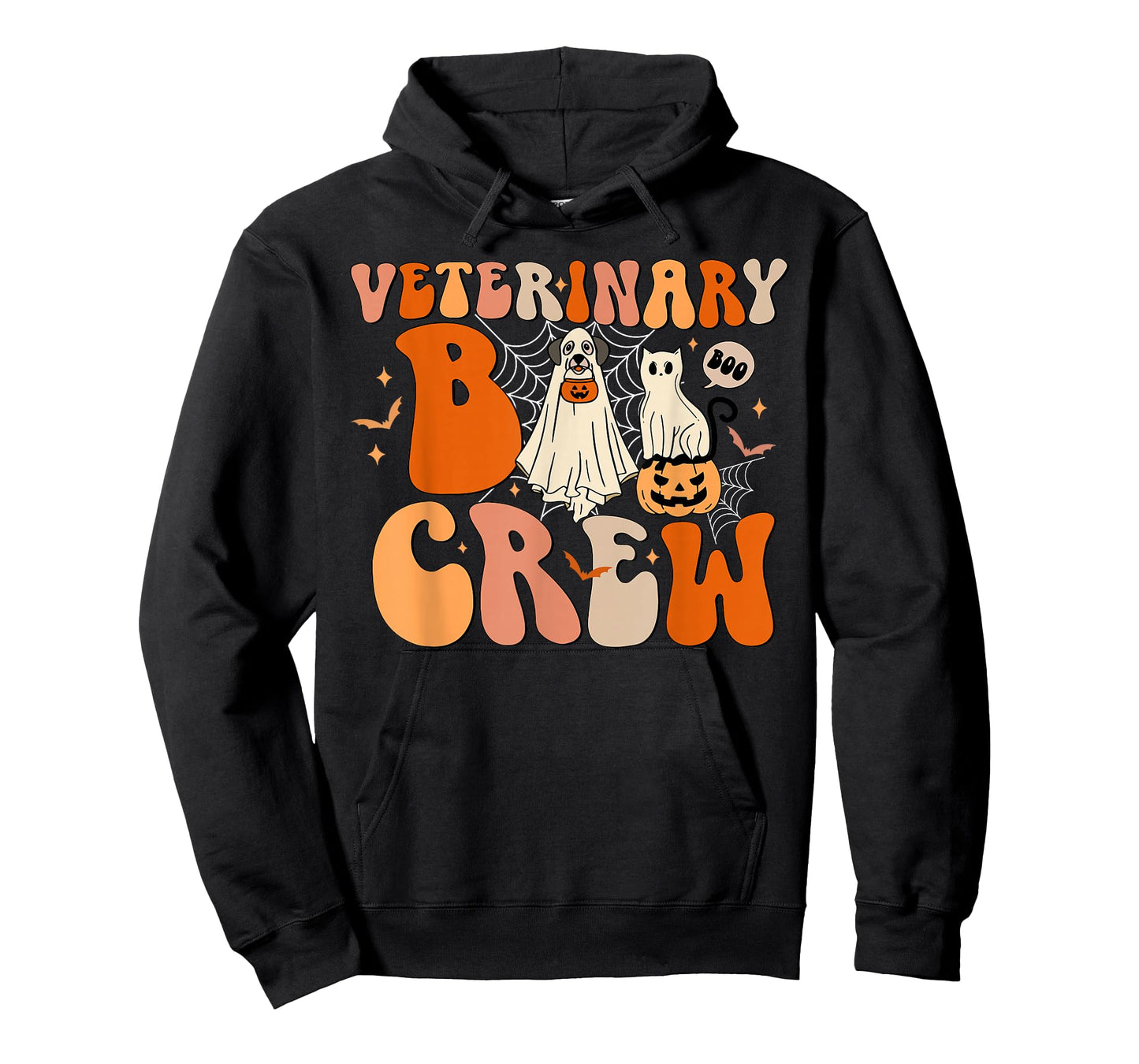 Spooky Veterinary Boo Crew Veterinarian Halloween Vet Tech T-Shirt