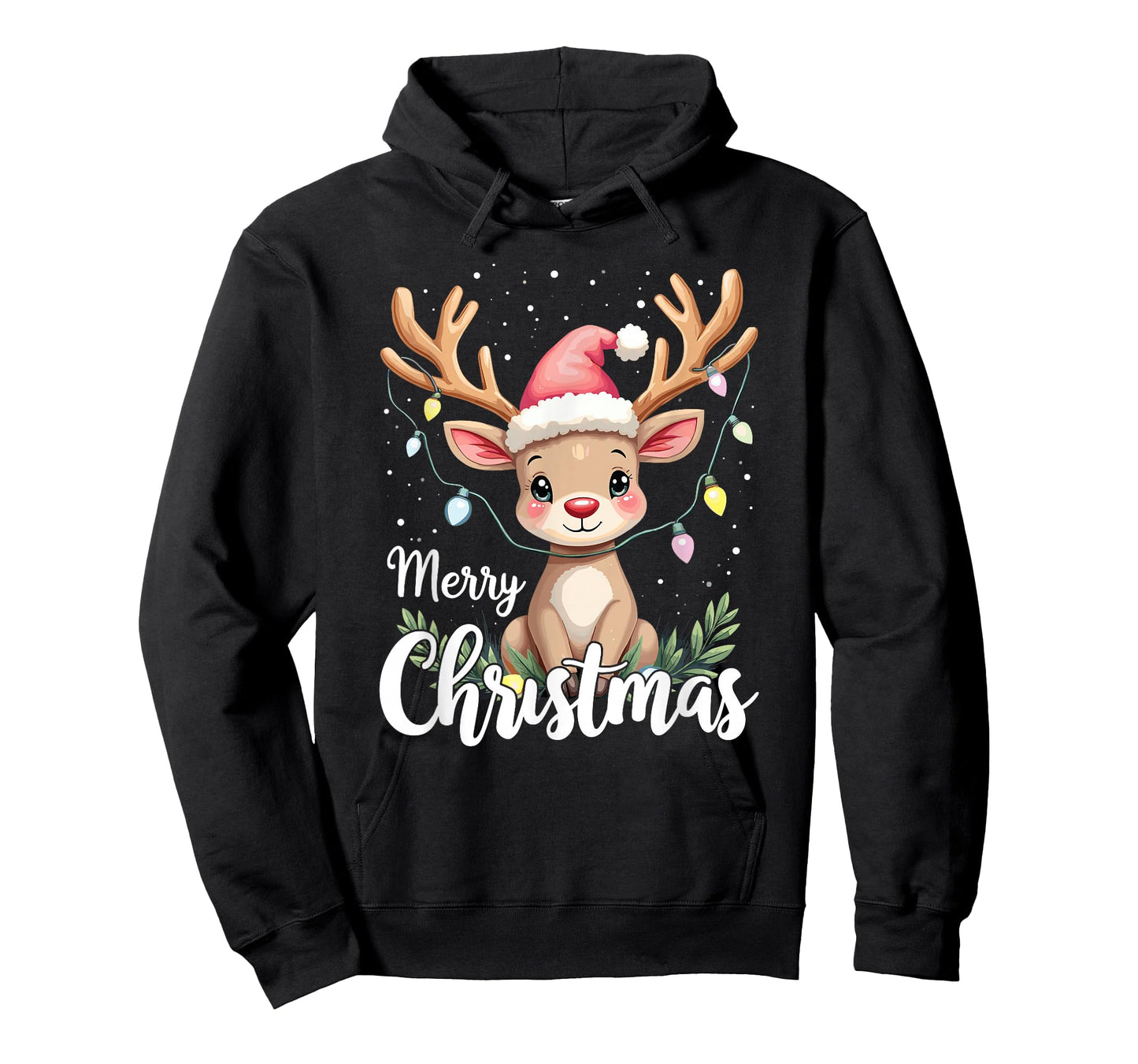 Merry Christmas Reindeer Xmas Family Festive Spirit T-Shirt