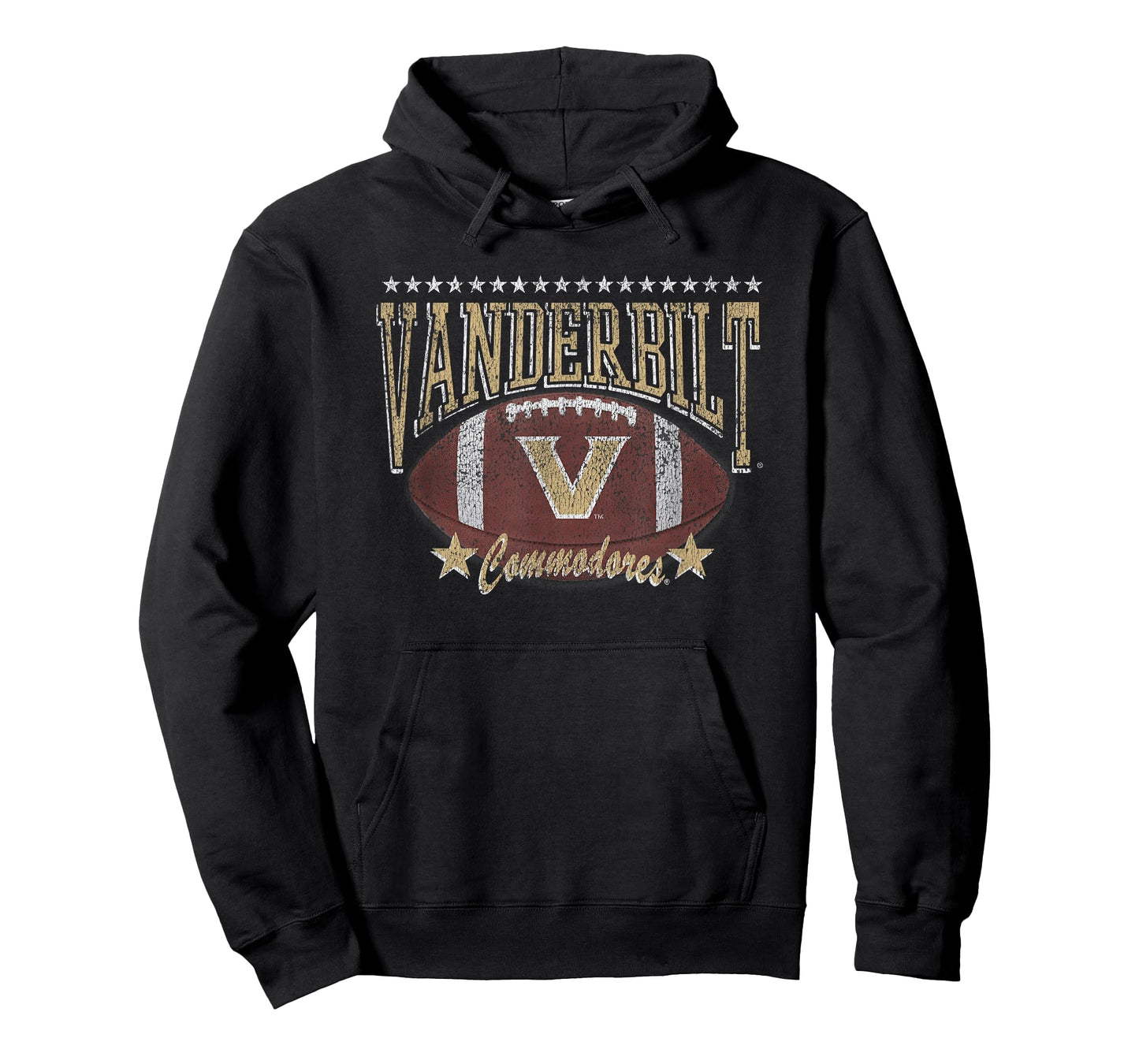 Vanderbilt Commodores Football Tackle Black T-Shirt
