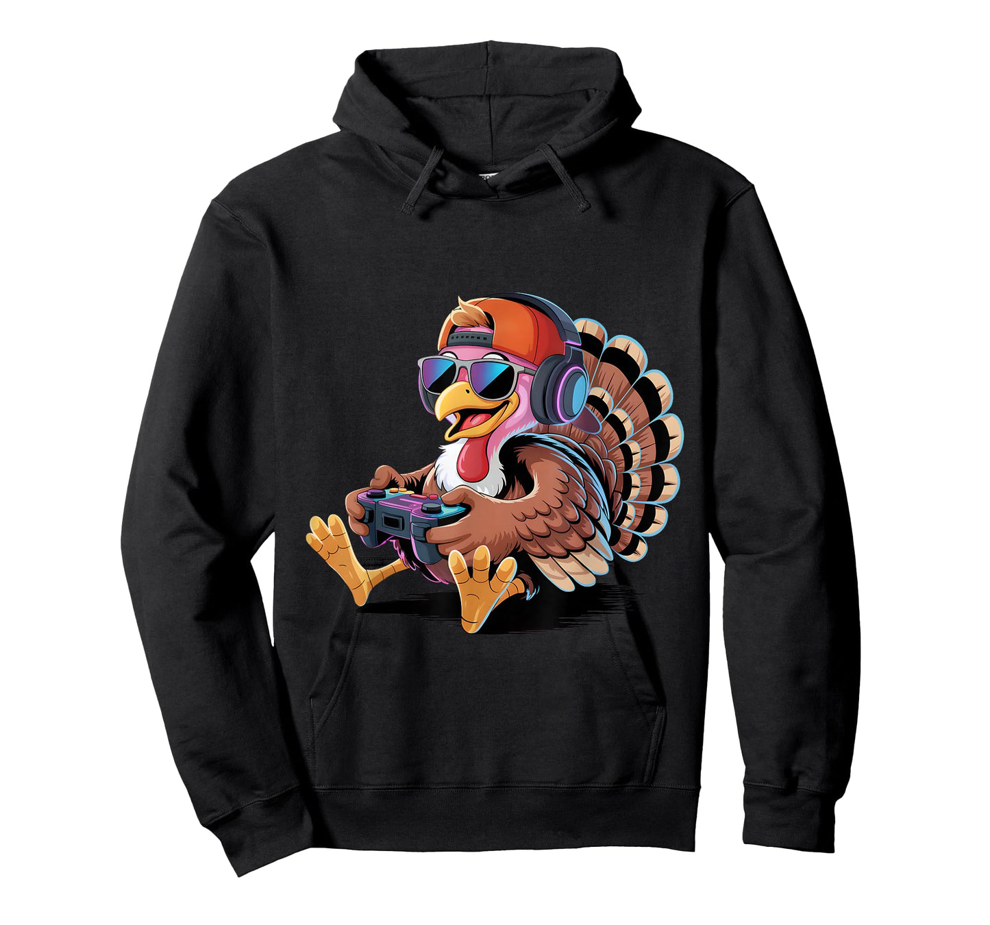 Funny Thanksgiving Gamer Turkey Gaming Boys Kids Teens T-Shirt