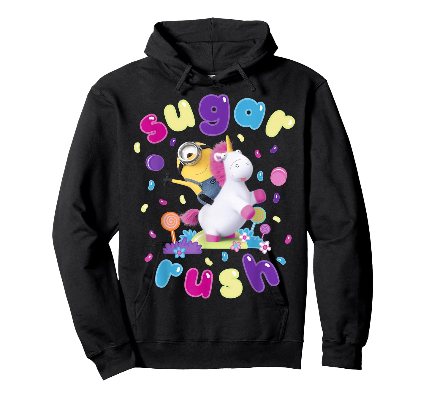 Despicable Me Minions Sugar Rush Candy Graphic T-Shirt T-Shirt