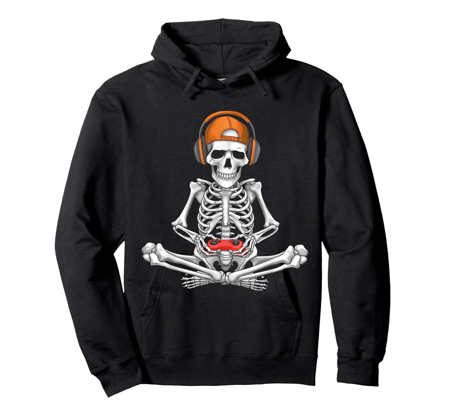 Video Game Skeleton Halloween Gaming Teens Gamer Men Boy Kid T-Shirt