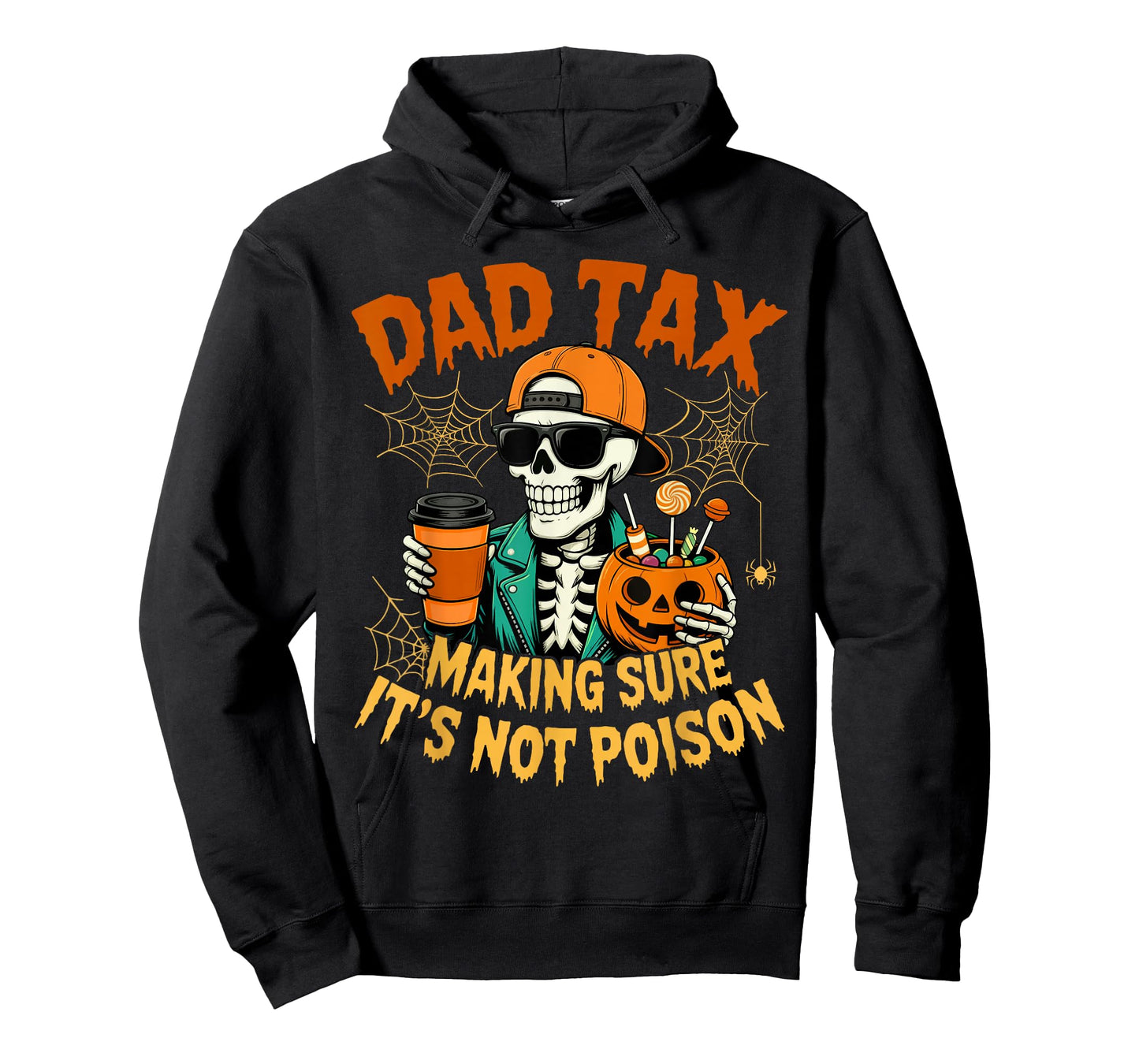 Skeleton Papa, Halloween Dad Tax Making Sure Not Poison T-Shirt