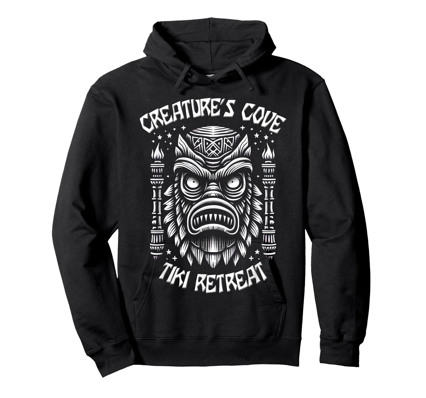 Creature's Cove Tiki Retreat - Monster Tiki Bar Tropical T-Shirt