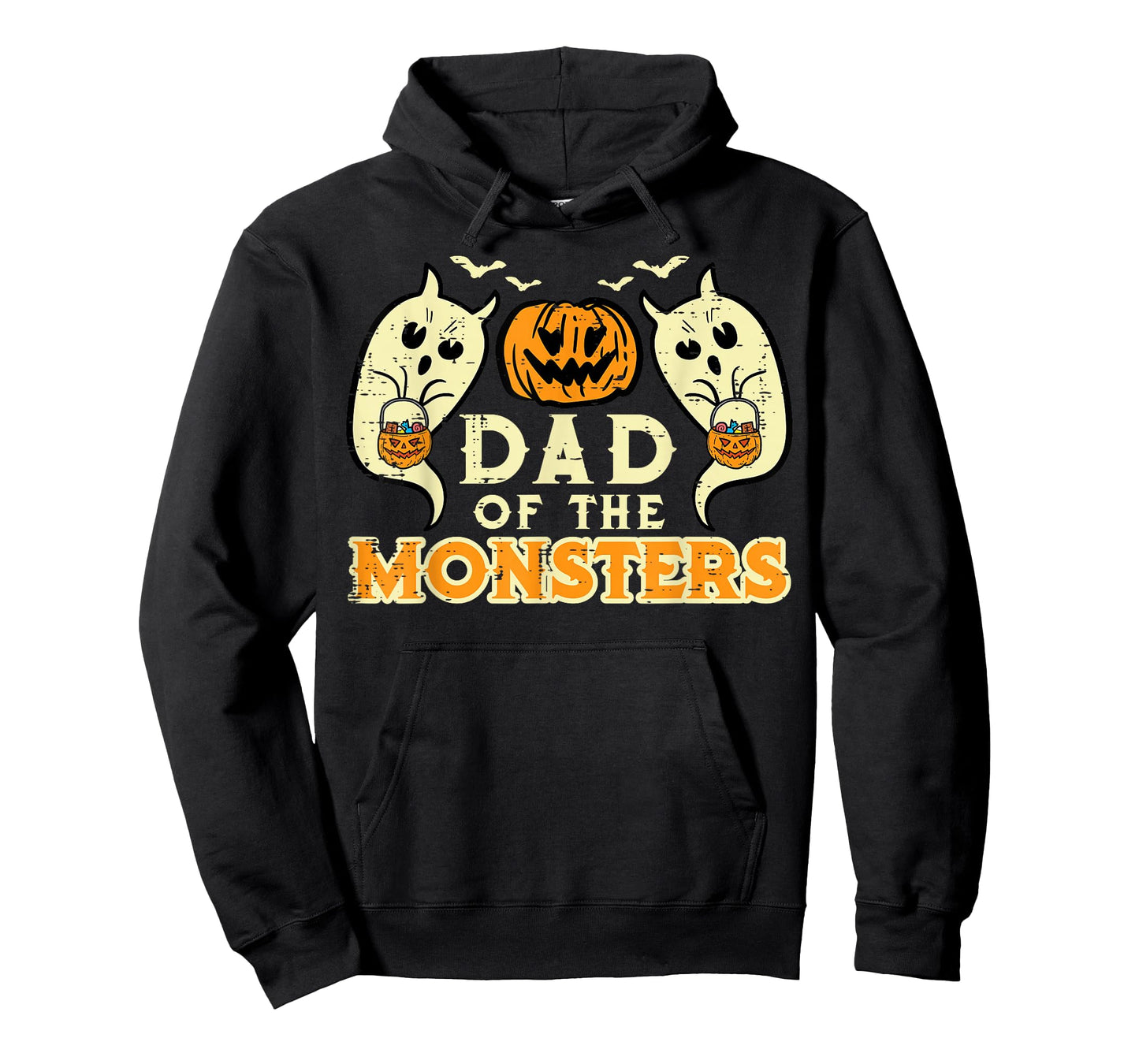 Halloween Dad Of Monsters Funny Family Costume Papa Daddy T-Shirt