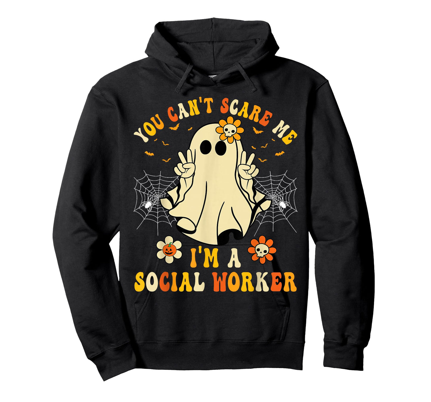 You Can't Scare Me I'm a School Social Worker Halloween T-Shirt