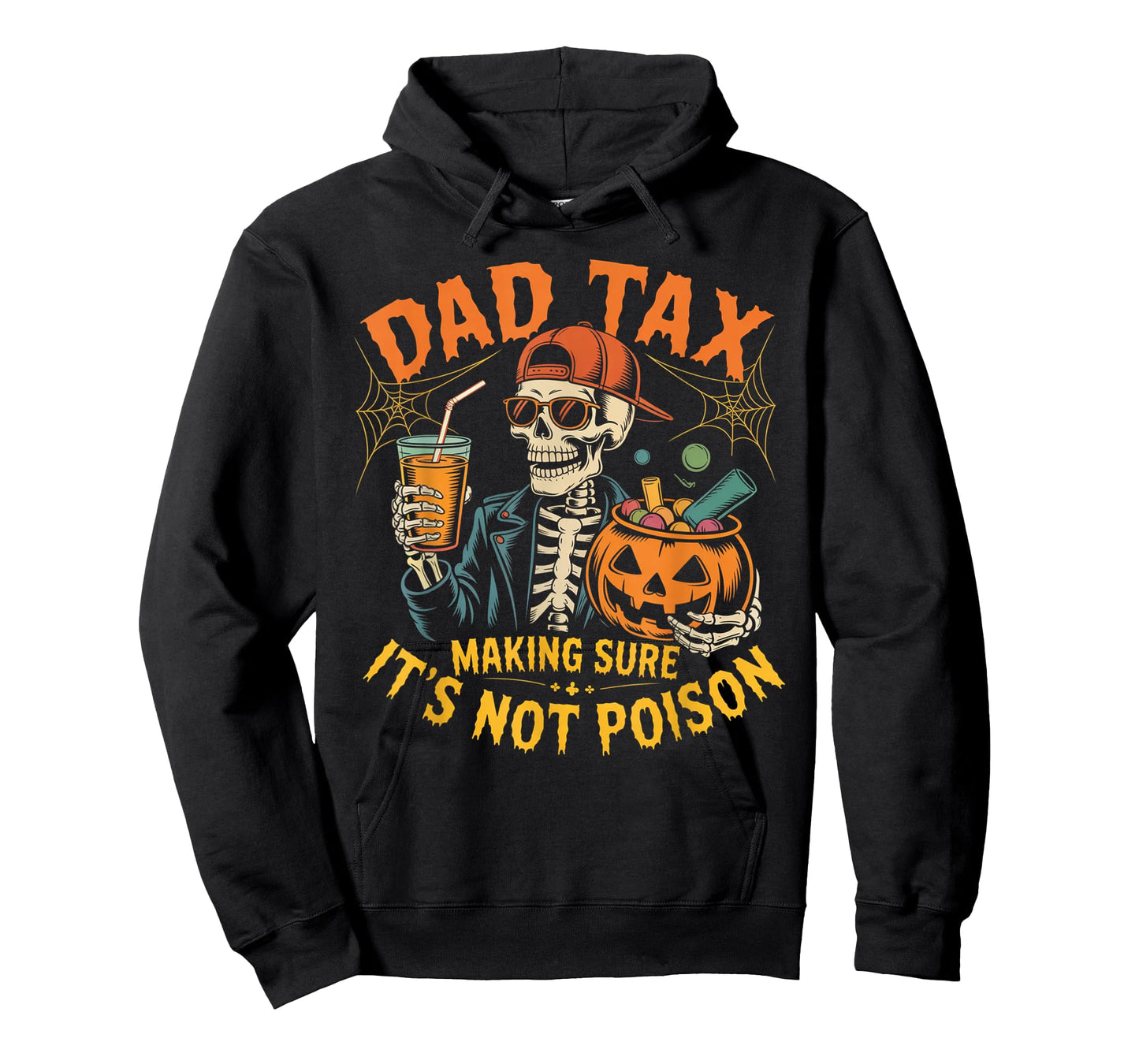 Skeleton Papa Halloween Dad Tax Making Sure Not Poison T-Shirt