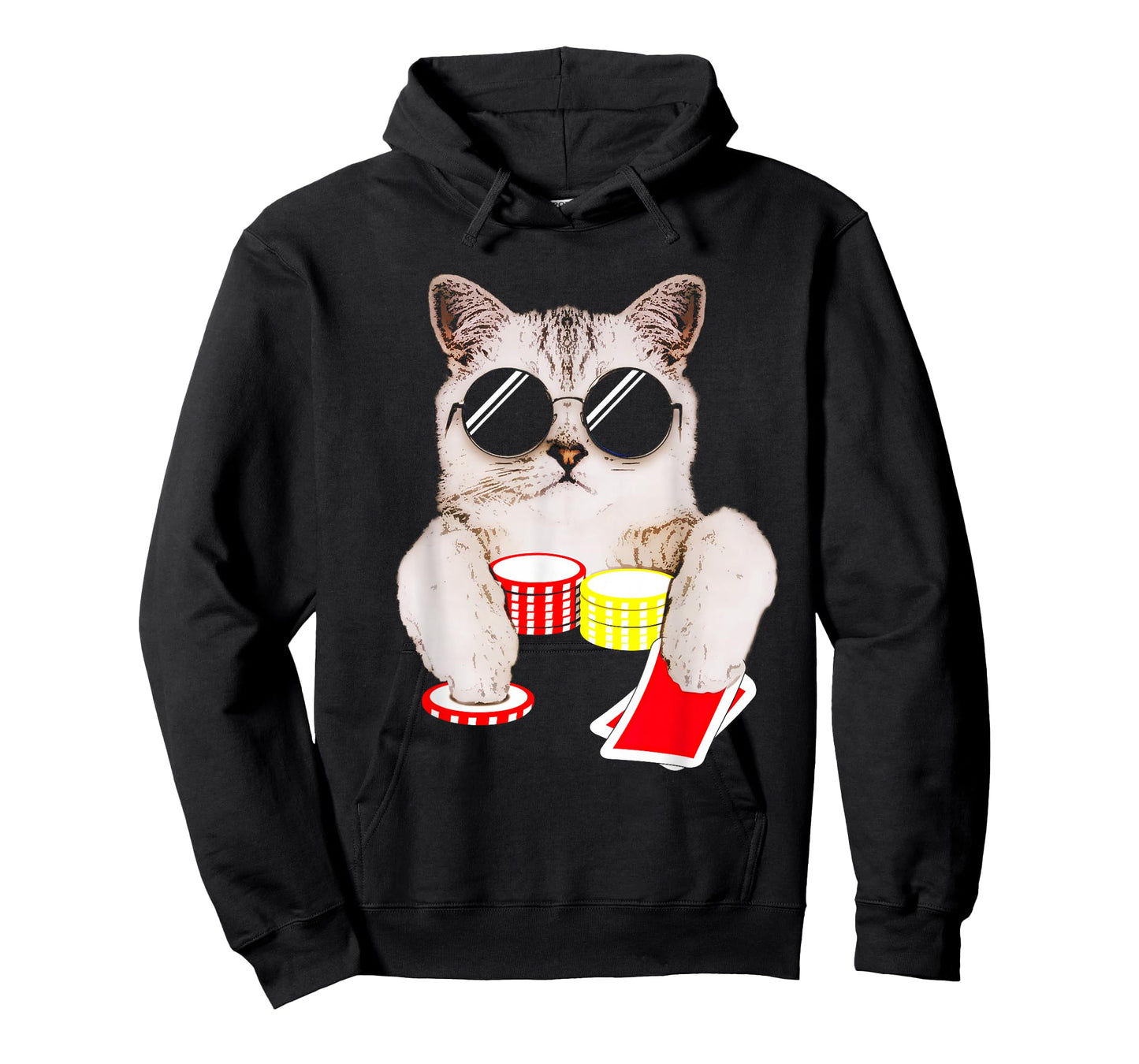 Texas Holdem Poker Cat T-Shirt