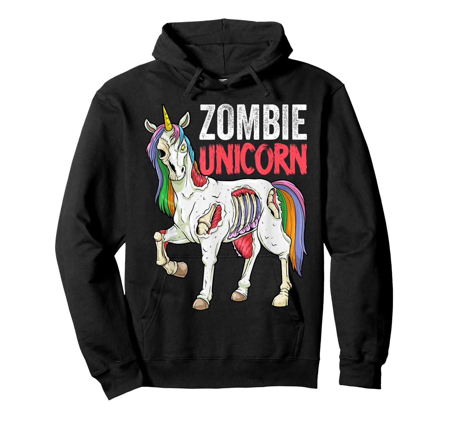 Zombie Unicorn Zombiecorn Halloween Costume Scary Undead T-Shirt