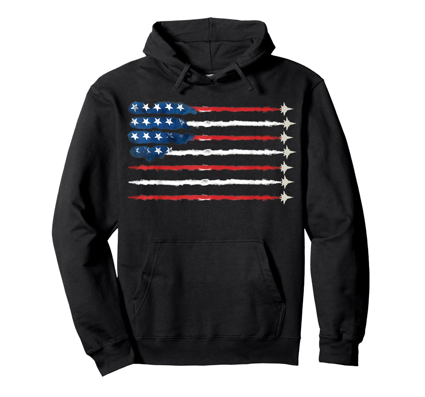 Patriotic Flag USA Fighter Jets 4th of July Men Women T-Shirt