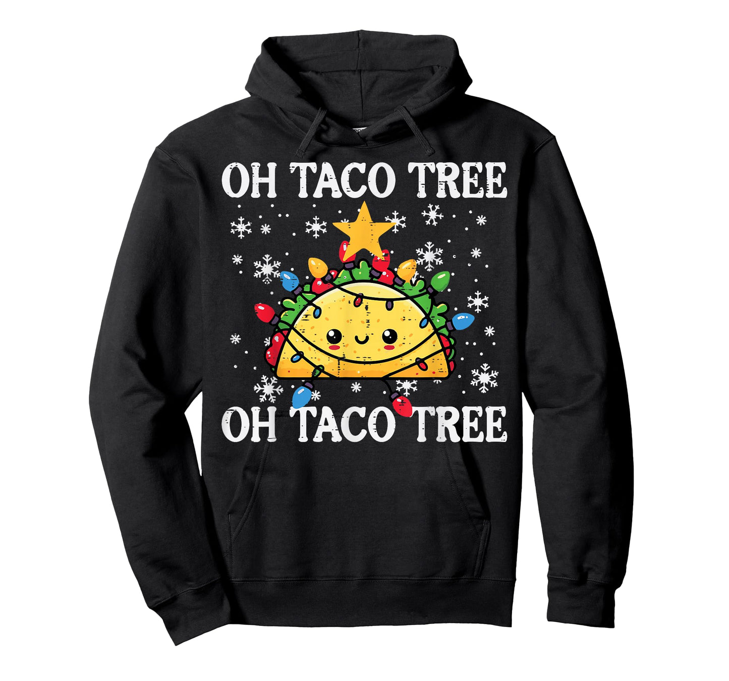 Christmas Oh Taco Tree Xmas Mexican Food Men Women Boys Kids T-Shirt