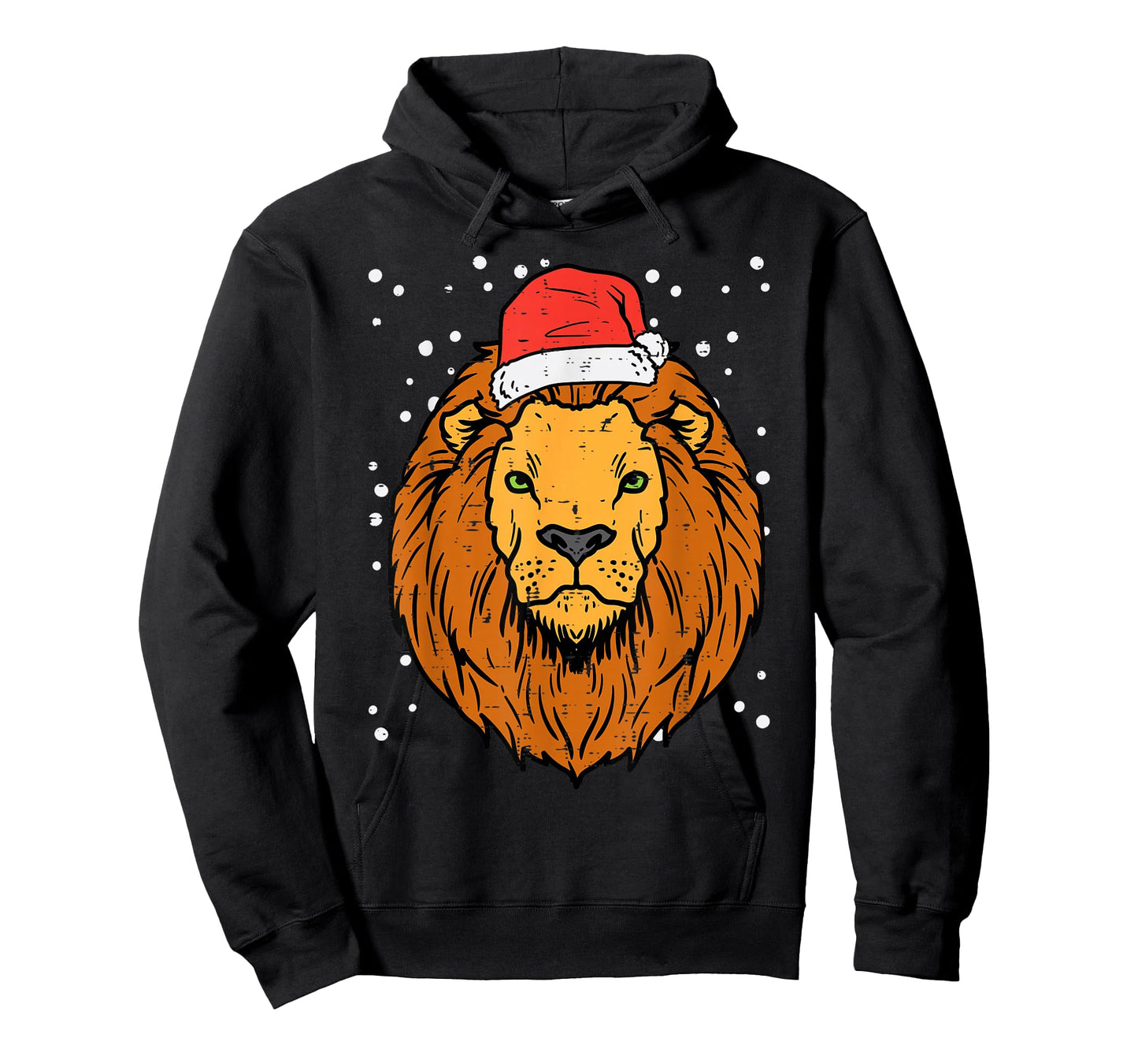 Christmas Lion Santa Animal Xmas Men Women Boys Girls Kids T-Shirt