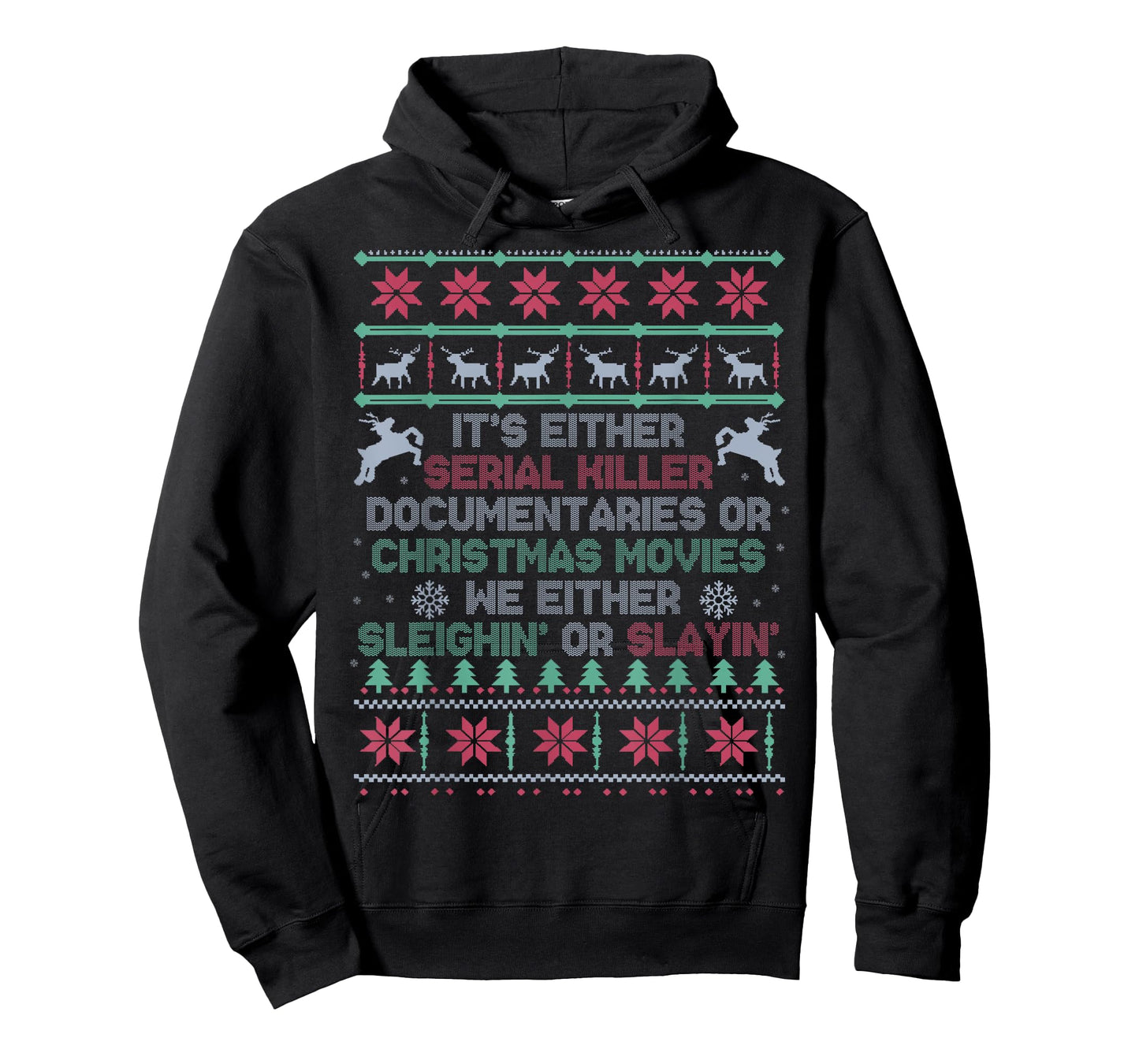 Serial killer documentaries or Christmas movies Watching T-Shirt
