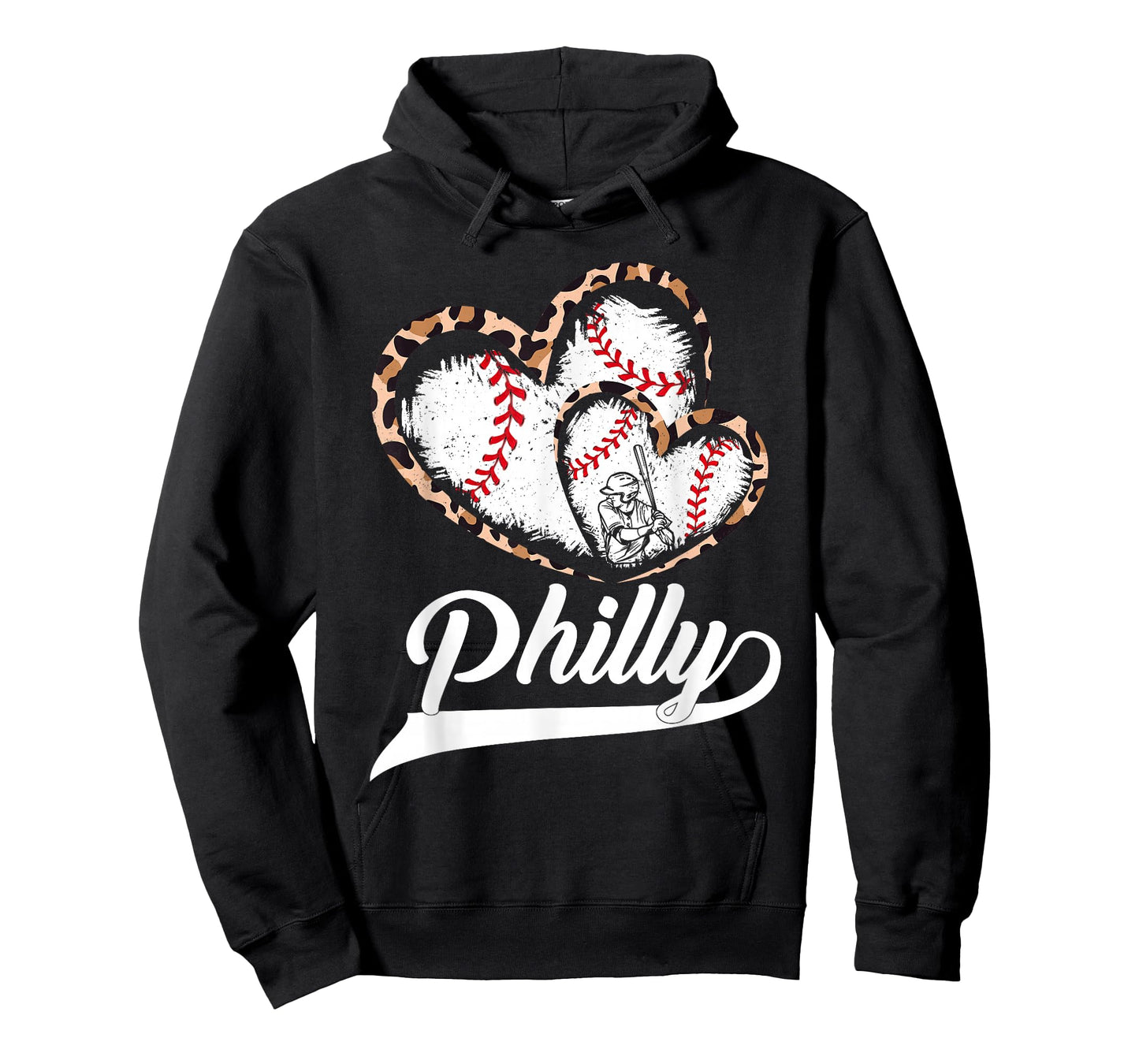 Philadelphies Souvenir Leopard Heart I Love Philadelphies T-Shirt