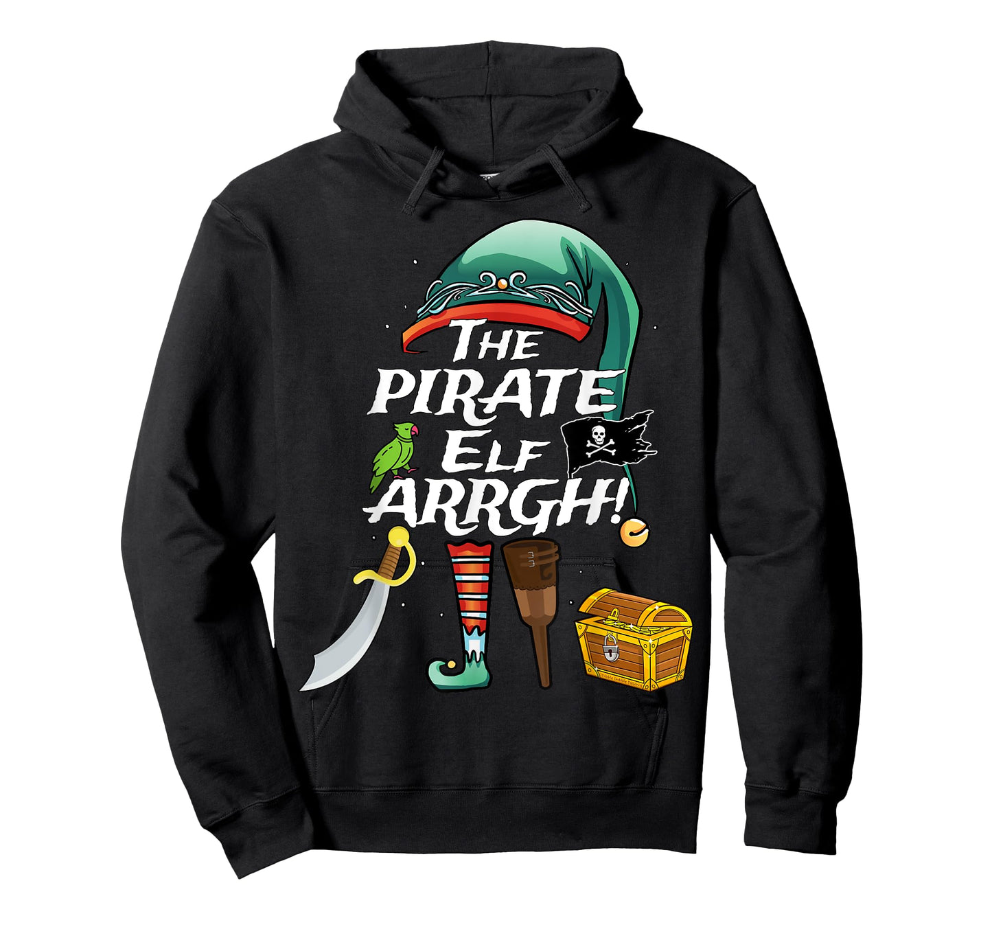 The Pirate Elf ARRGH Matching Family Christmas Pirate T-Shirt