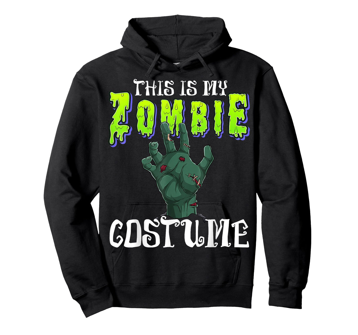 This Is My Zombie Costume - Halloween Costume Zombie Hand T-Shirt