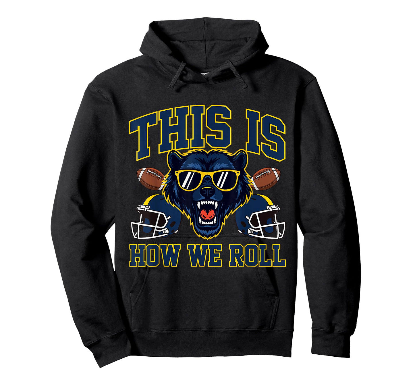 This is How We Roll - Michigan Football Lover Game Day T-Shirt