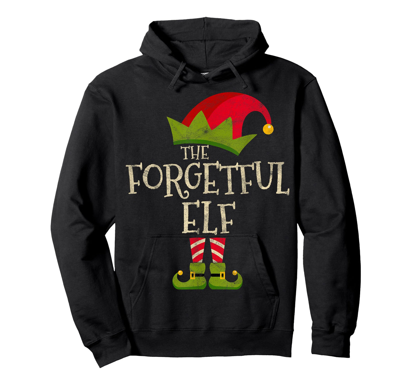 Easy The Forgetful Elf Costume Family Group Gift Christmas T-Shirt
