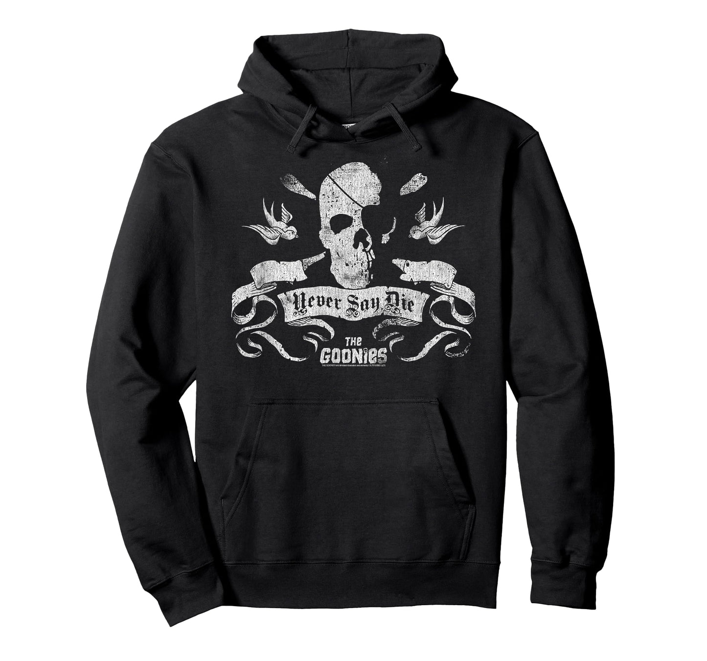 The Goonies Never Say Die Skull Banner Movie T-Shirt