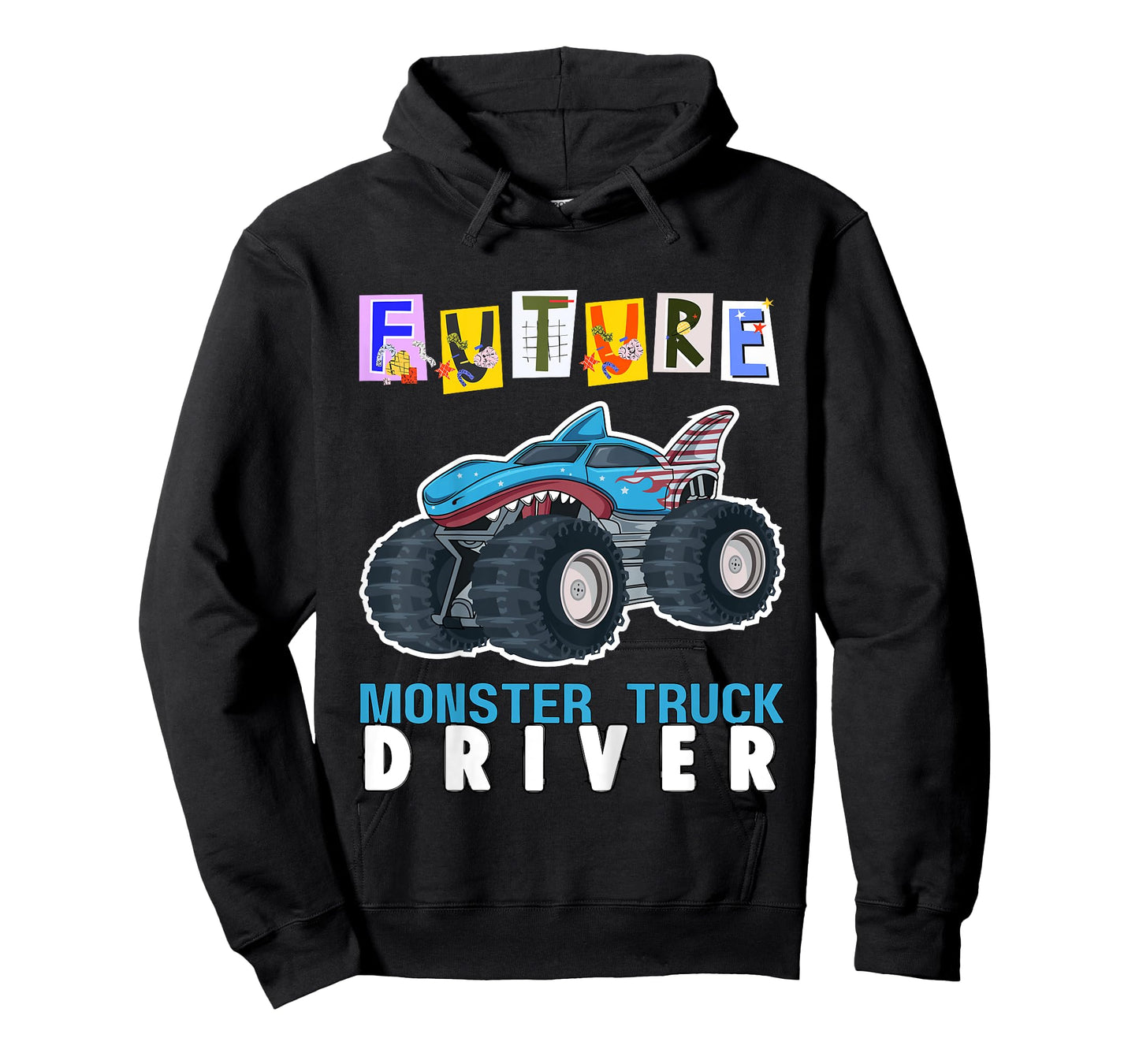 Kids Future Monster Truck Driver Monster Trucks Toddlers Birthday T-Shirt
