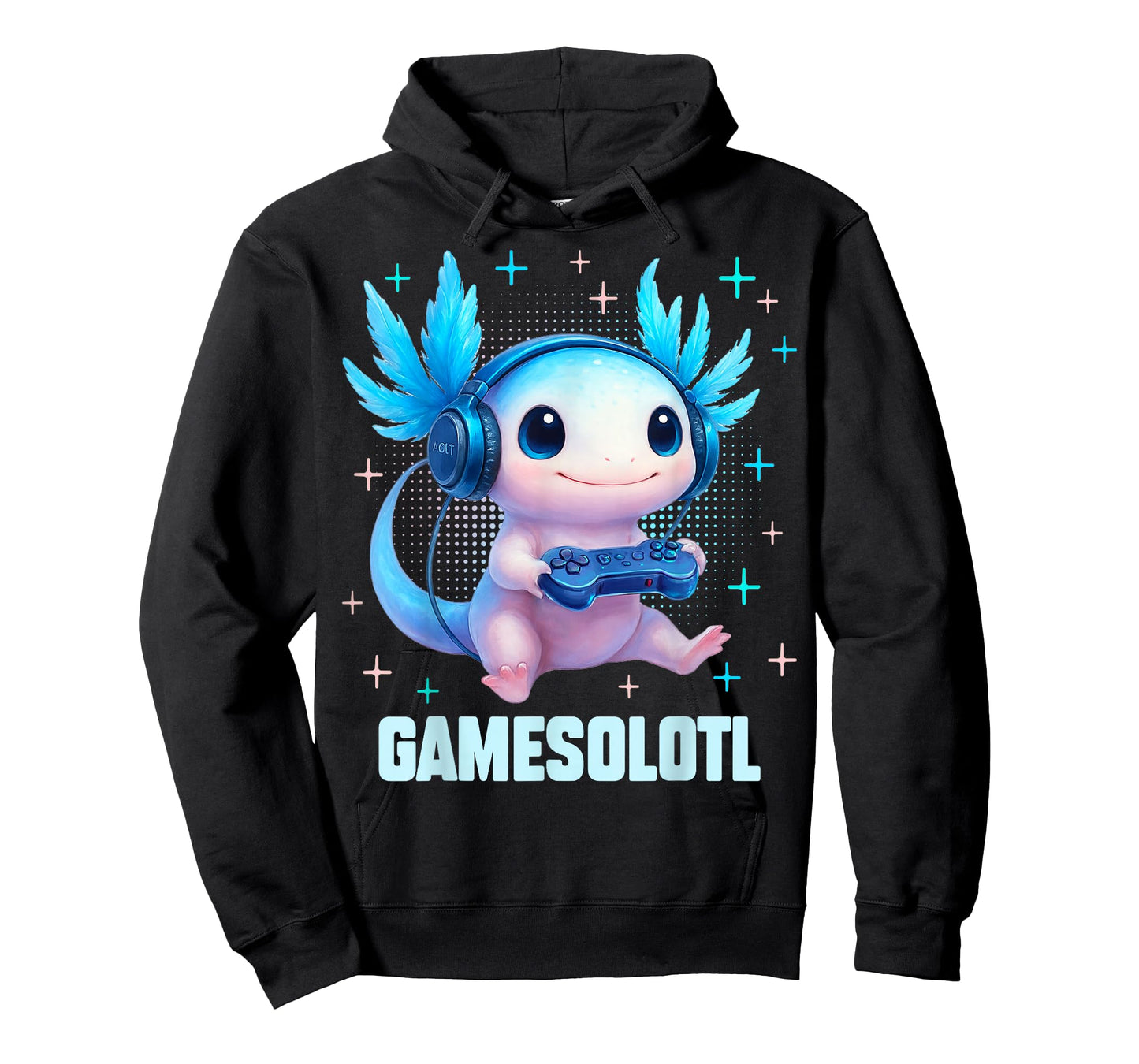 Gamesolotl Axolotl Video Gamer Kawaii Anime Gifts Boys Teens T-Shirt