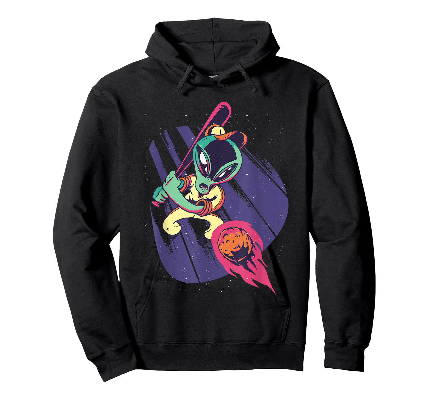 Baseball Alien Space T-Shirt