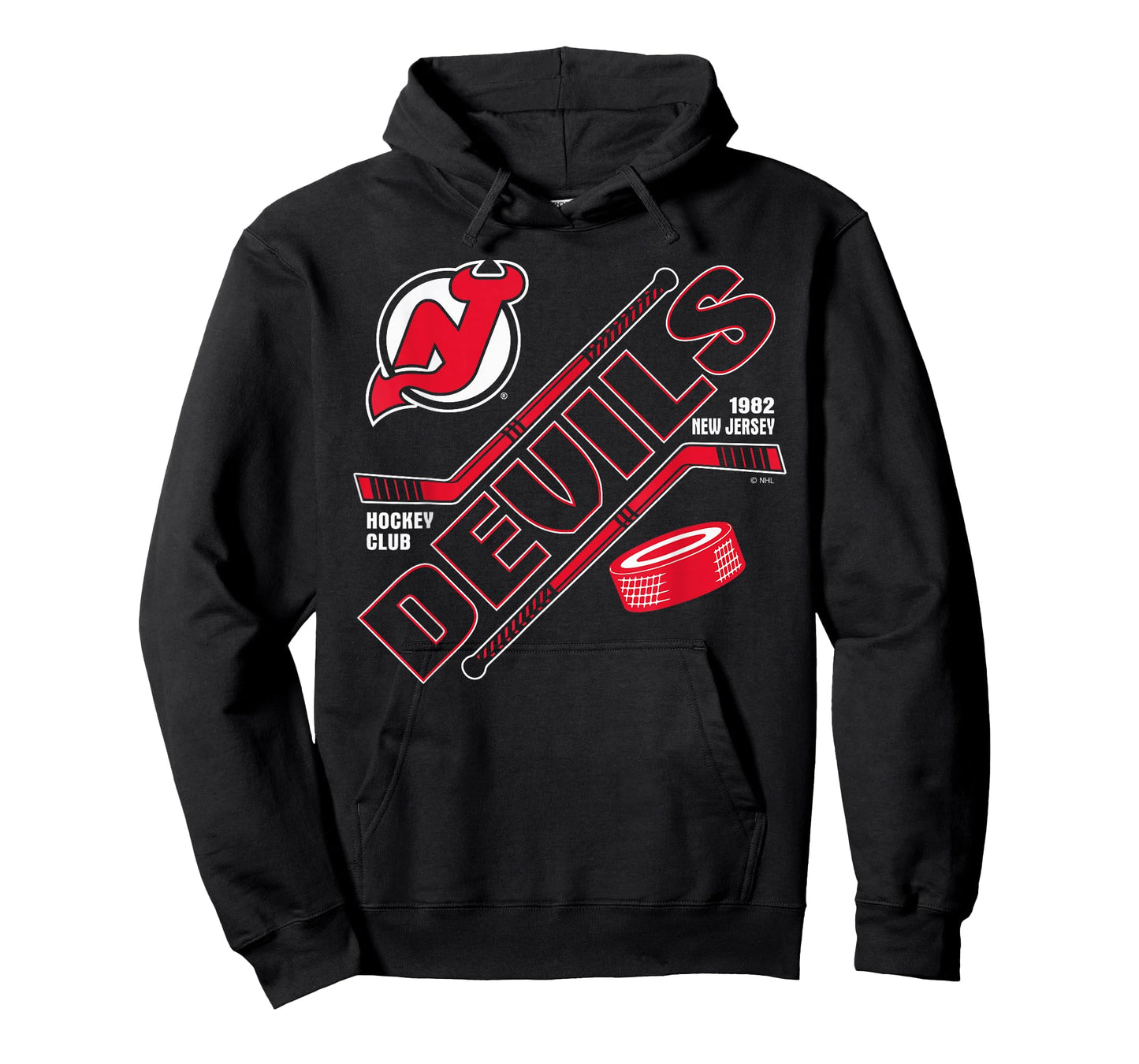 New Jersey Devils Force Black Officially Licensed T-Shirt