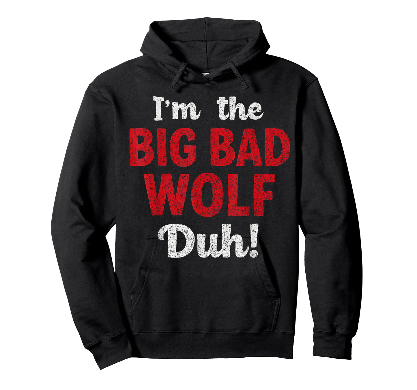 I'm The Bad Wolf duh Costume for DIY Halloween Party Wolf T-Shirt
