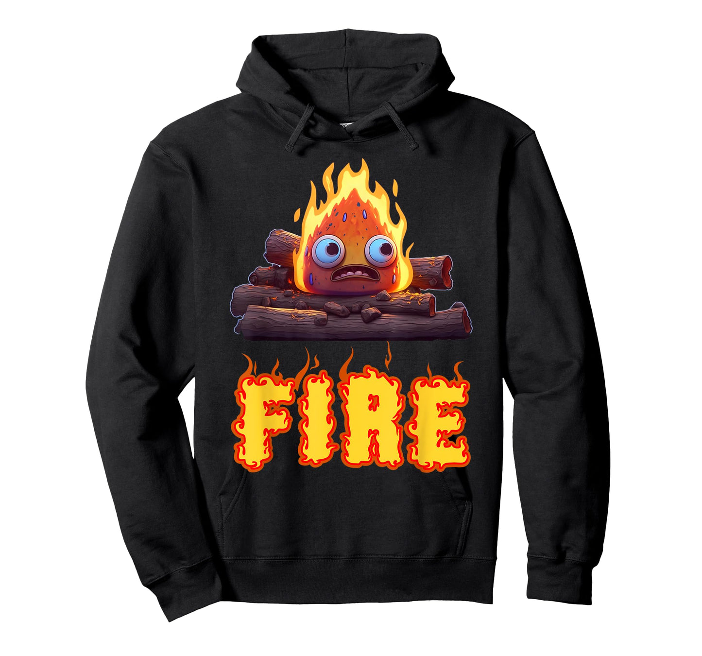 FIRE HALLOWEEN COSTUME FIRE AND ICE MATCHING COUPLES T-Shirt